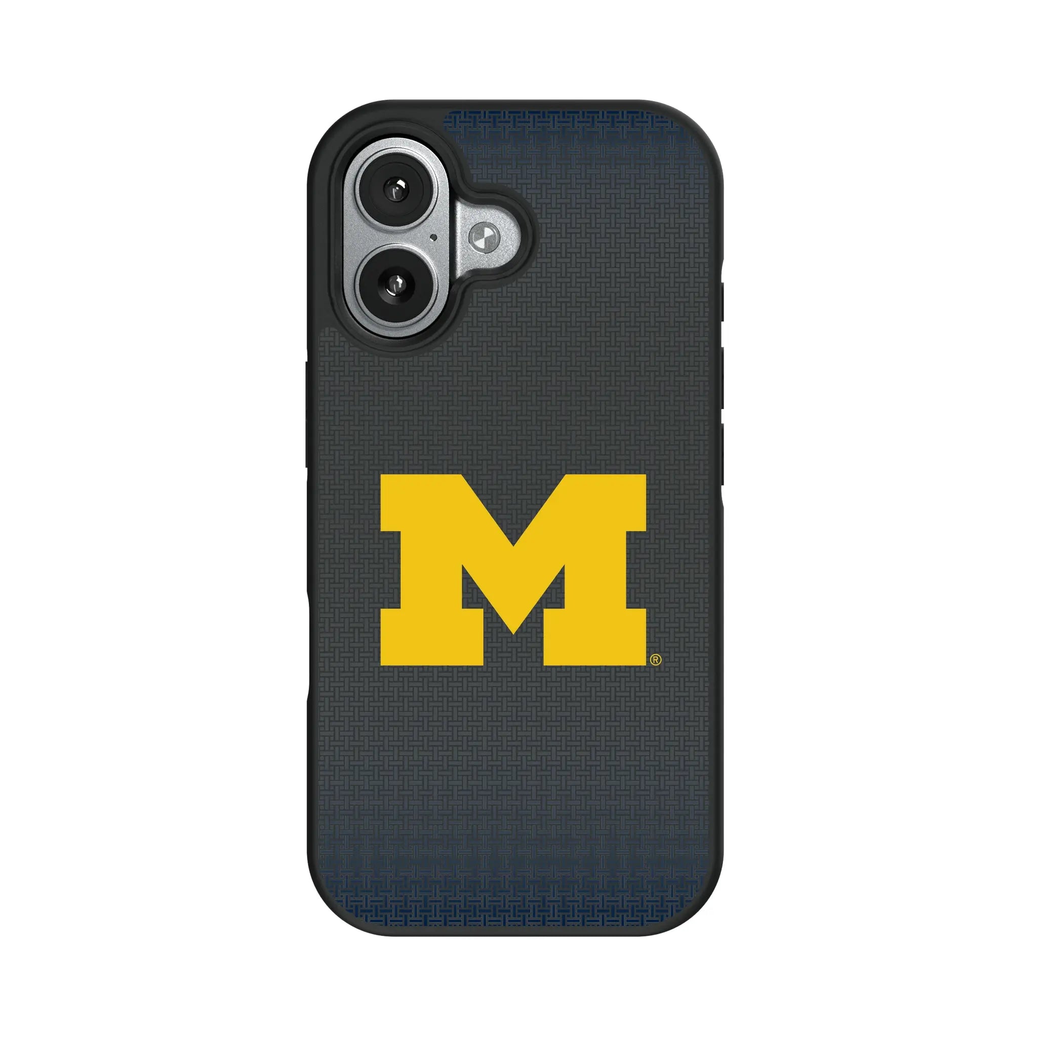 University of Michigan Wolverines Linen iPhone Bump Phone Case for Apple iPhone#Device_iPhone 17