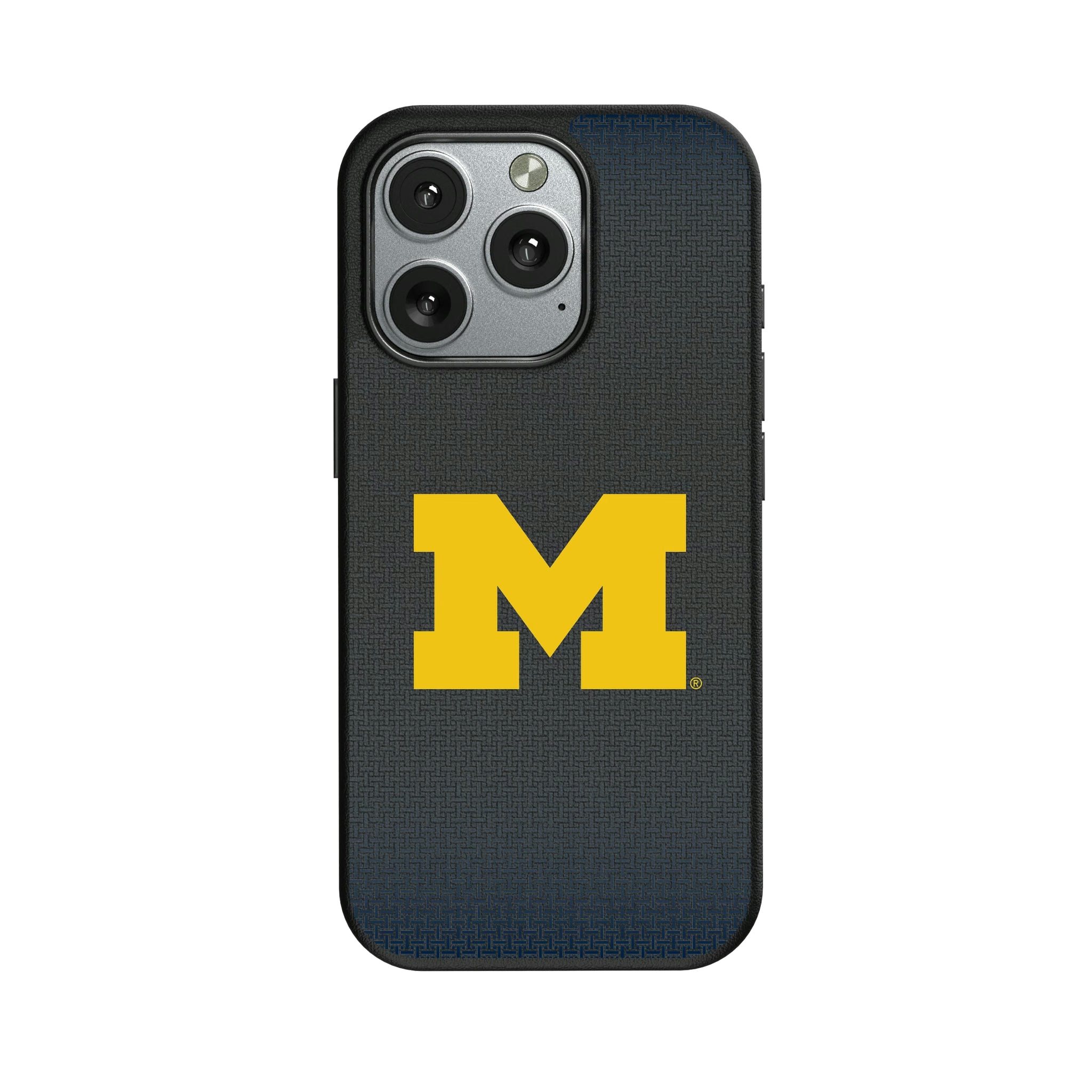 University of Michigan Wolverines Linen iPhone MagSafe Compatible Phone Case for Apple iPhone
