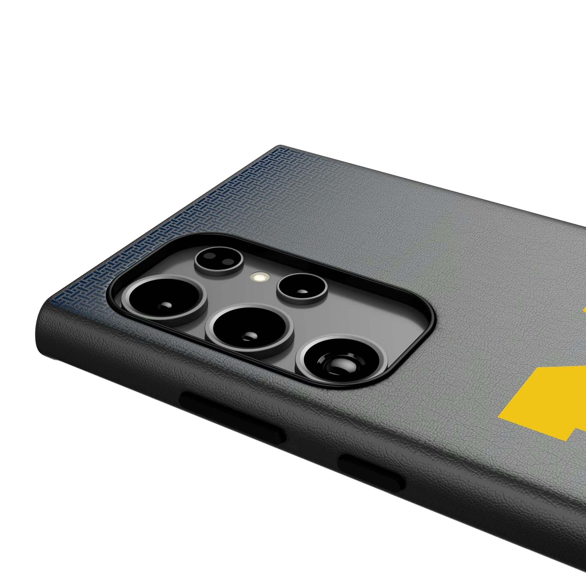 University of Michigan Wolverines Linen Galaxy MagSafe Compatible Phone Case for Samsung Galaxy - Detail