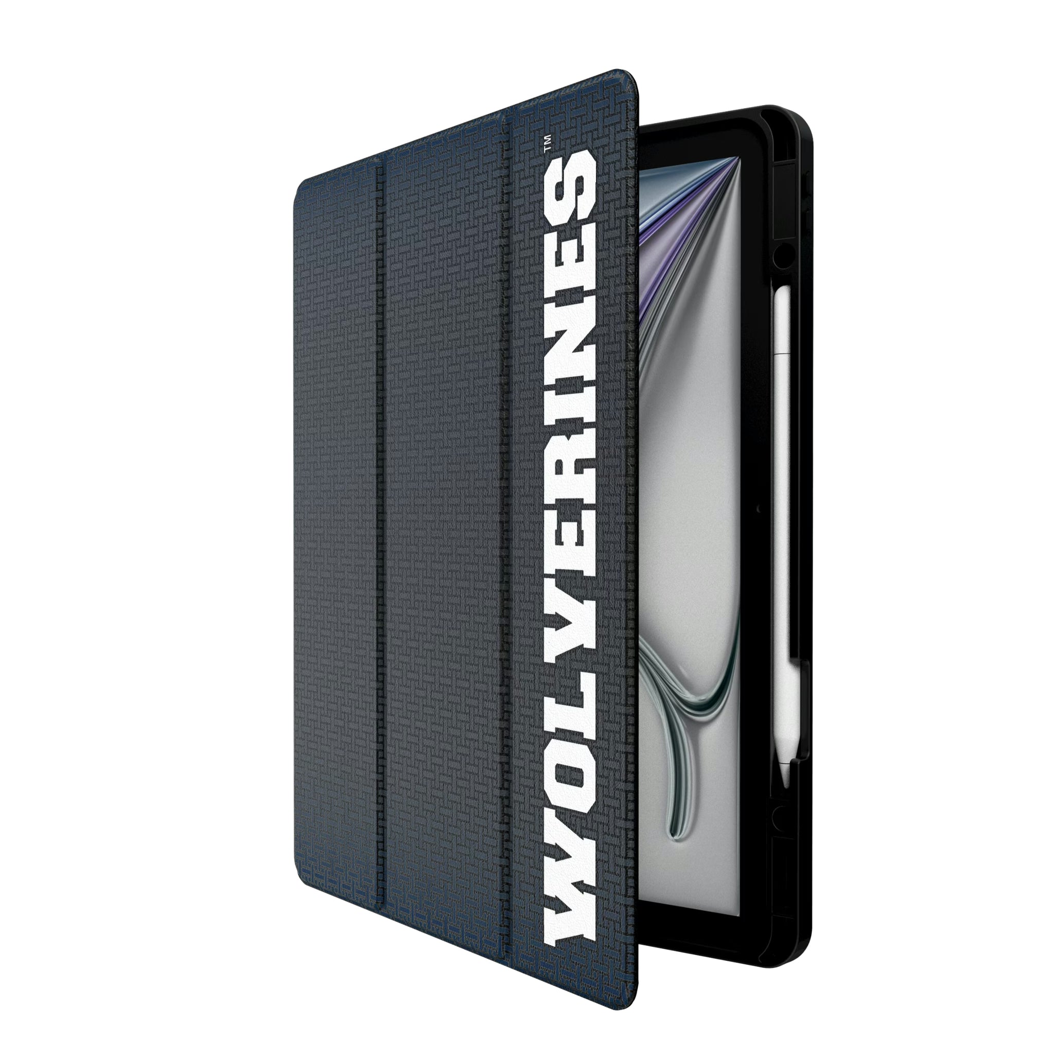 University of Michigan Wolverines Linen iPad Tablet Case for Apple iPad