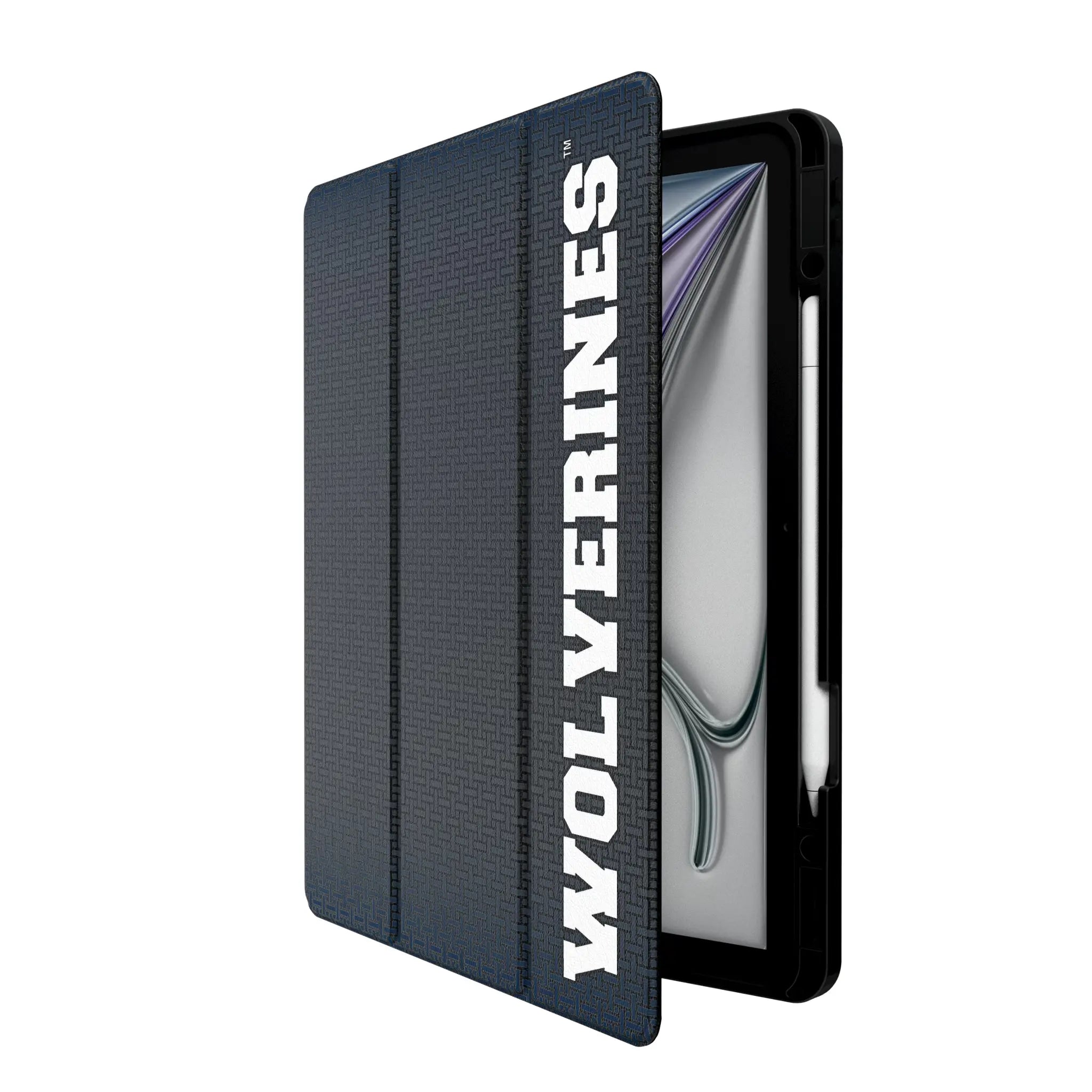 University of Michigan Wolverines Linen iPad Tablet Case for Apple iPad