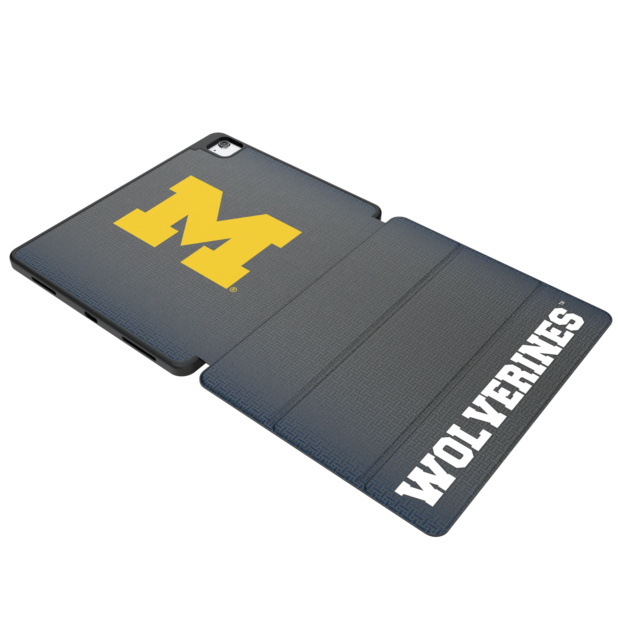 University of Michigan Wolverines Linen iPad Tablet Case for Apple iPad