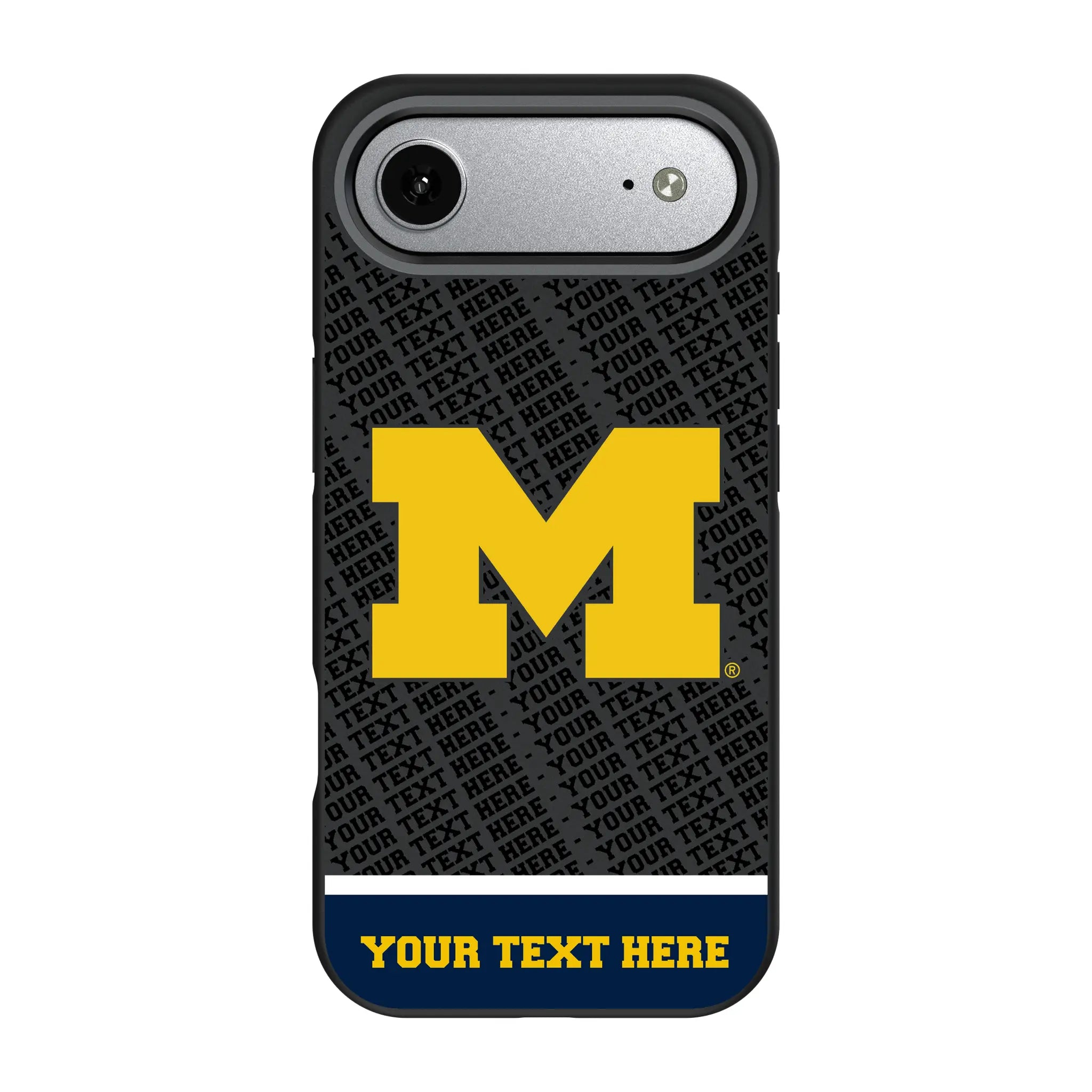 University of Michigan Wolverines Personalized EndZone Plus iPhone Bump Phone Case for Apple iPhone#Device_iPhone Air