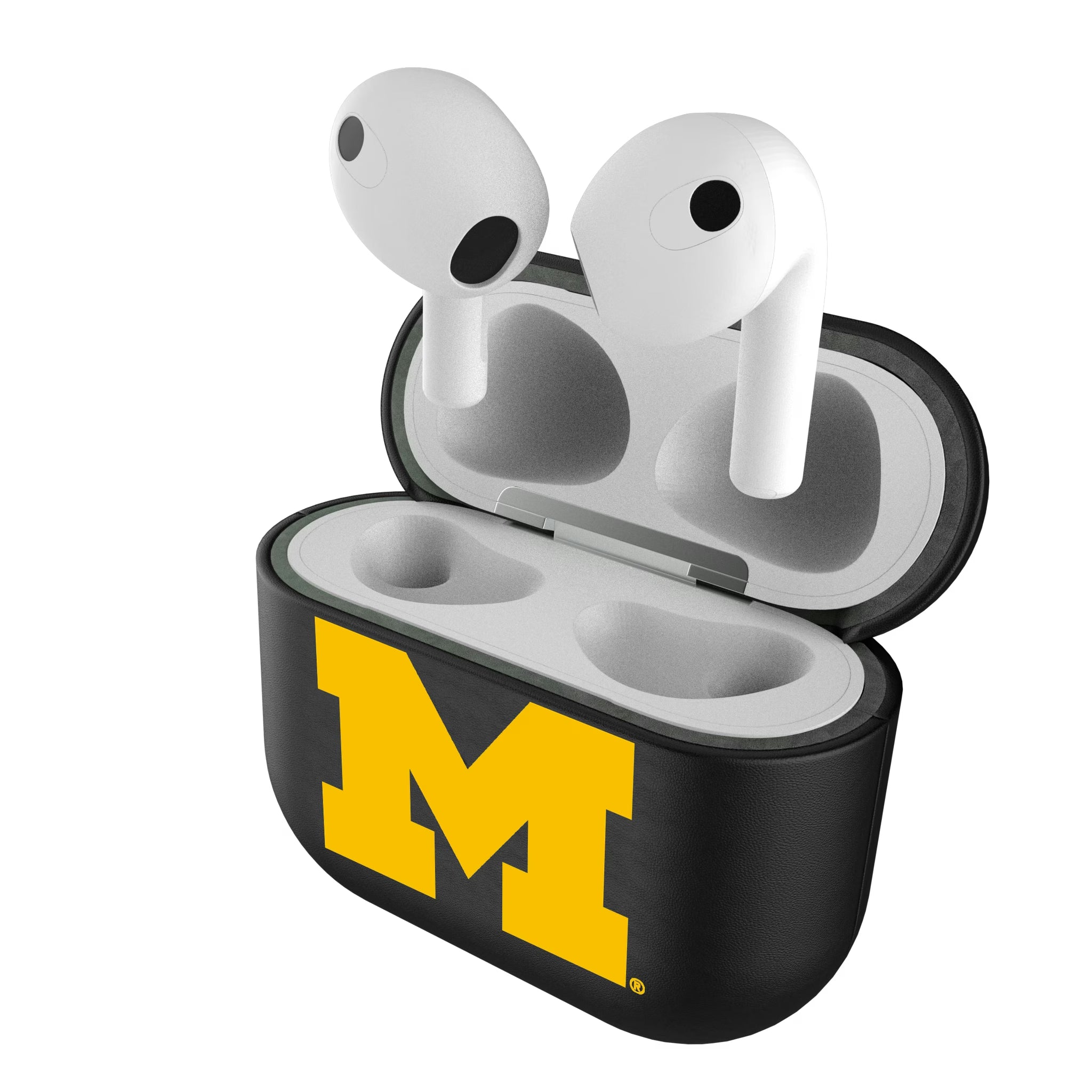 University of Michigan Wolverines Personalized Insignia AirPods AirPod Case Cover#Device_AirPods 3rd Gen