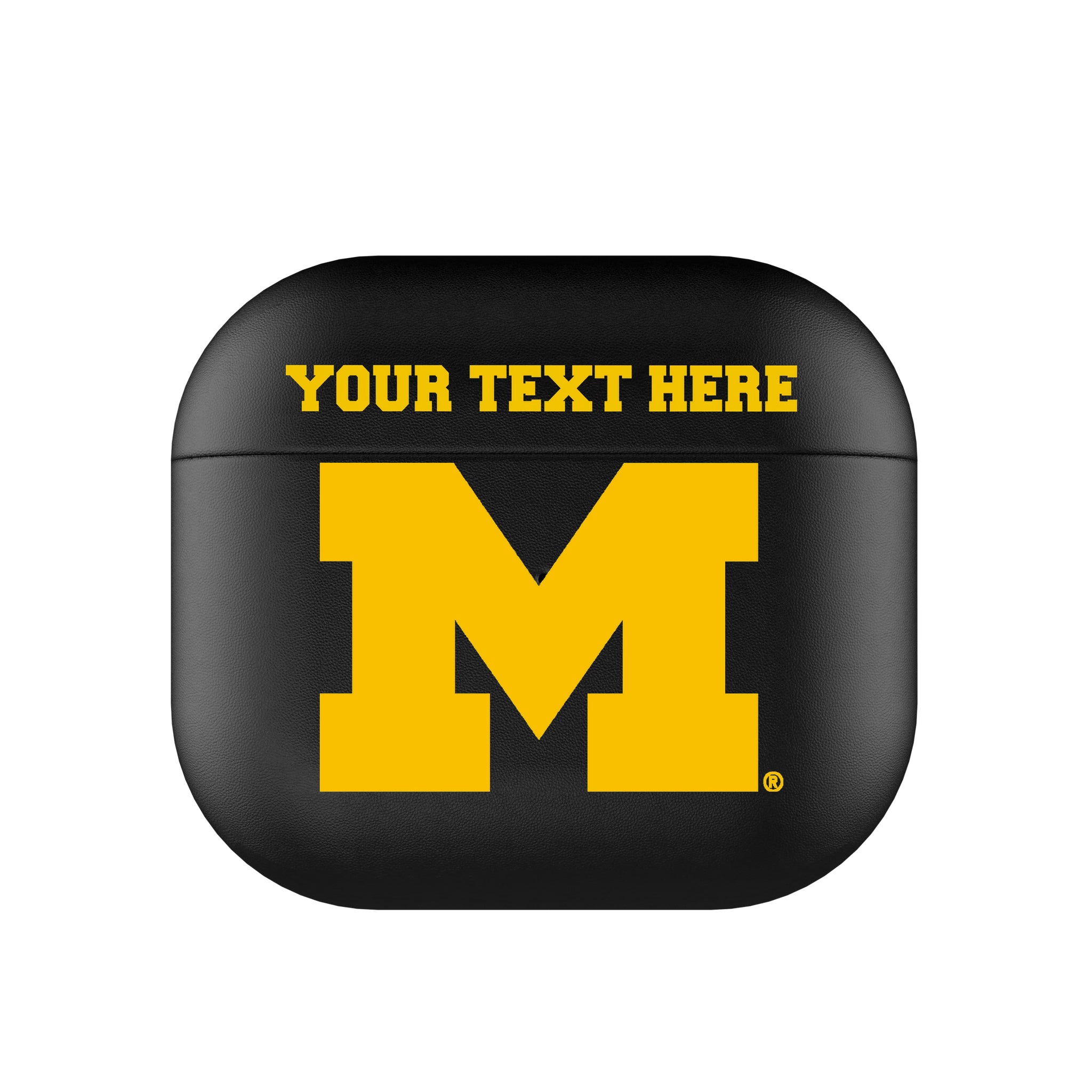 University of Michigan Wolverines Personalized Insignia AirPods AirPod Case Cover#Device_AirPods 3rd Gen