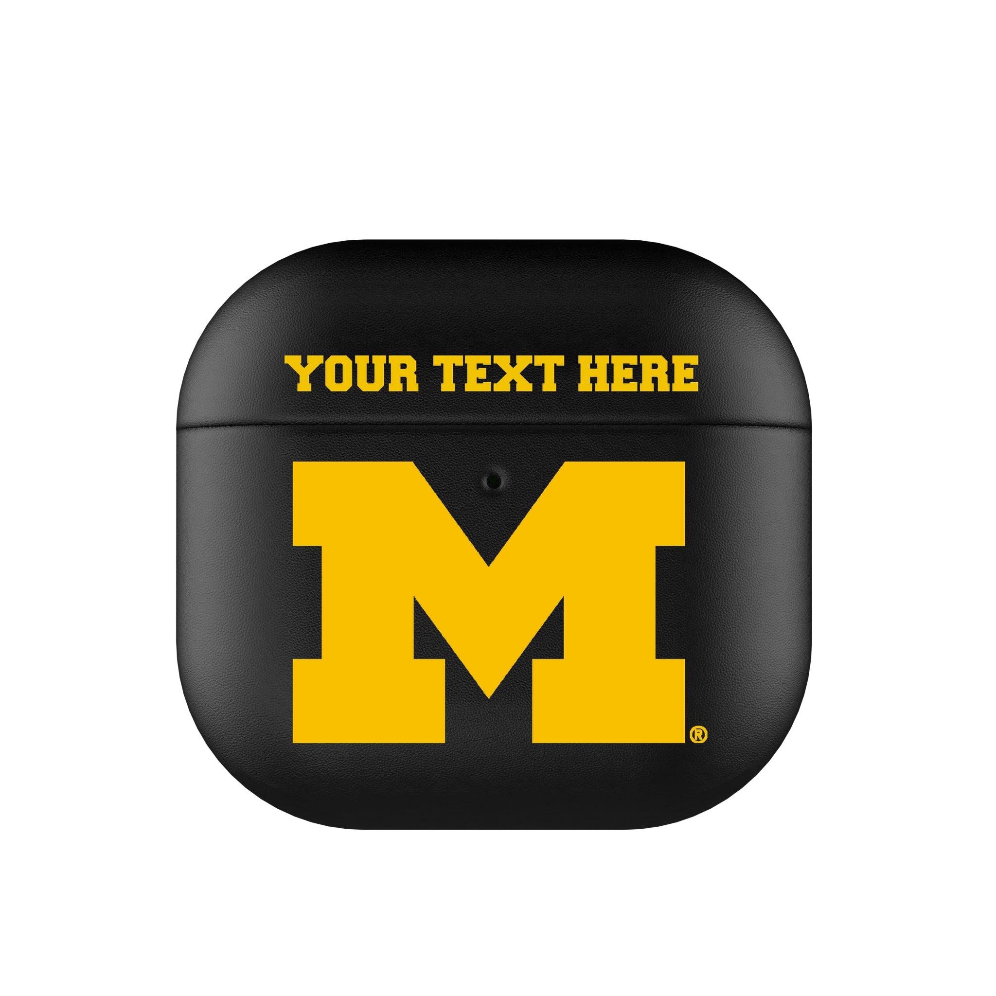 University of Michigan Wolverines Personalized Insignia AirPods AirPod Case Cover#Device_AirPods 4