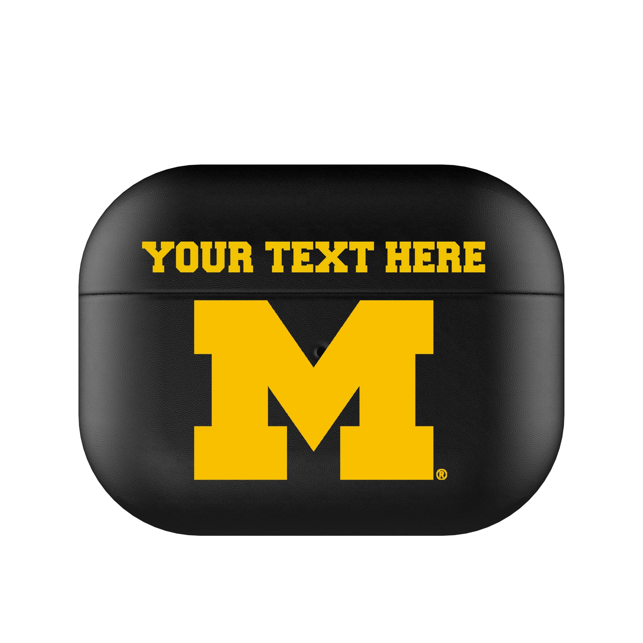University of Michigan Wolverines Personalized Insignia AirPods AirPod Case Cover#Device_AirPods Pro 2nd Gen