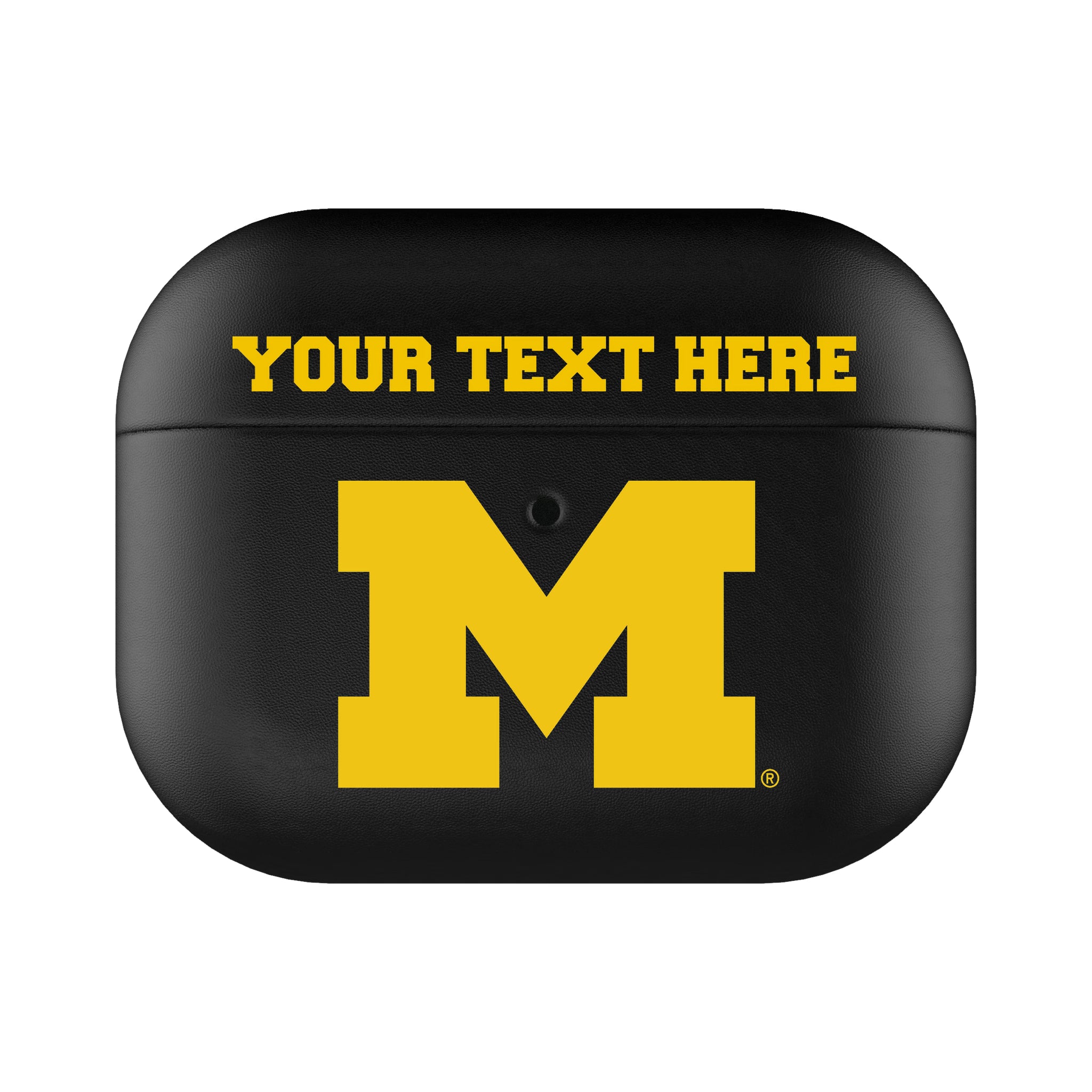 University of Michigan Wolverines Personalized Insignia AirPods AirPod Case Cover#Device_AirPods Pro 3