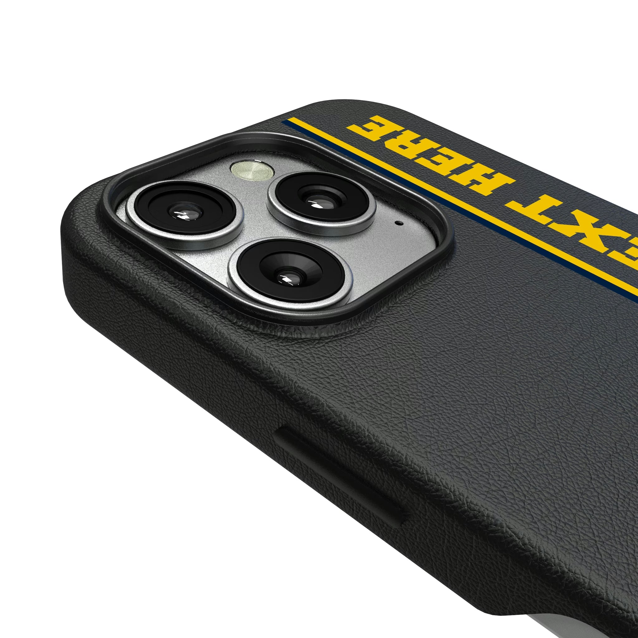 University of Michigan Wolverines Personalized Sidebard iPhone MagSafe Compatible Phone Case for Apple iPhone - Detail