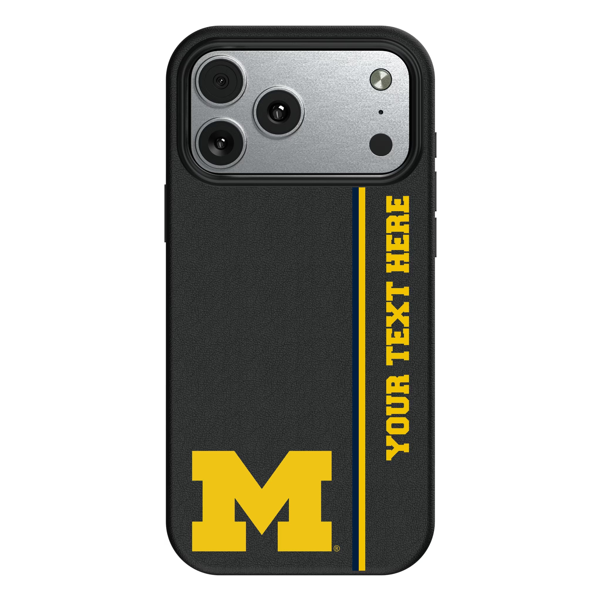 University of Michigan Wolverines Personalized Sidebard iPhone MagSafe Compatible Phone Case for Apple iPhone#Device_iPhone 17 Pro Max