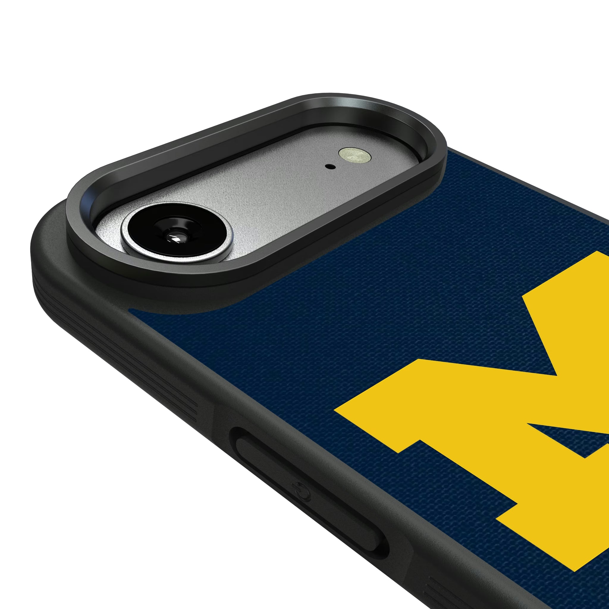 University of Michigan Wolverines Personalized Stripe iPhone Bump Phone Case for Apple iPhone - Detail#Device_iPhone Air