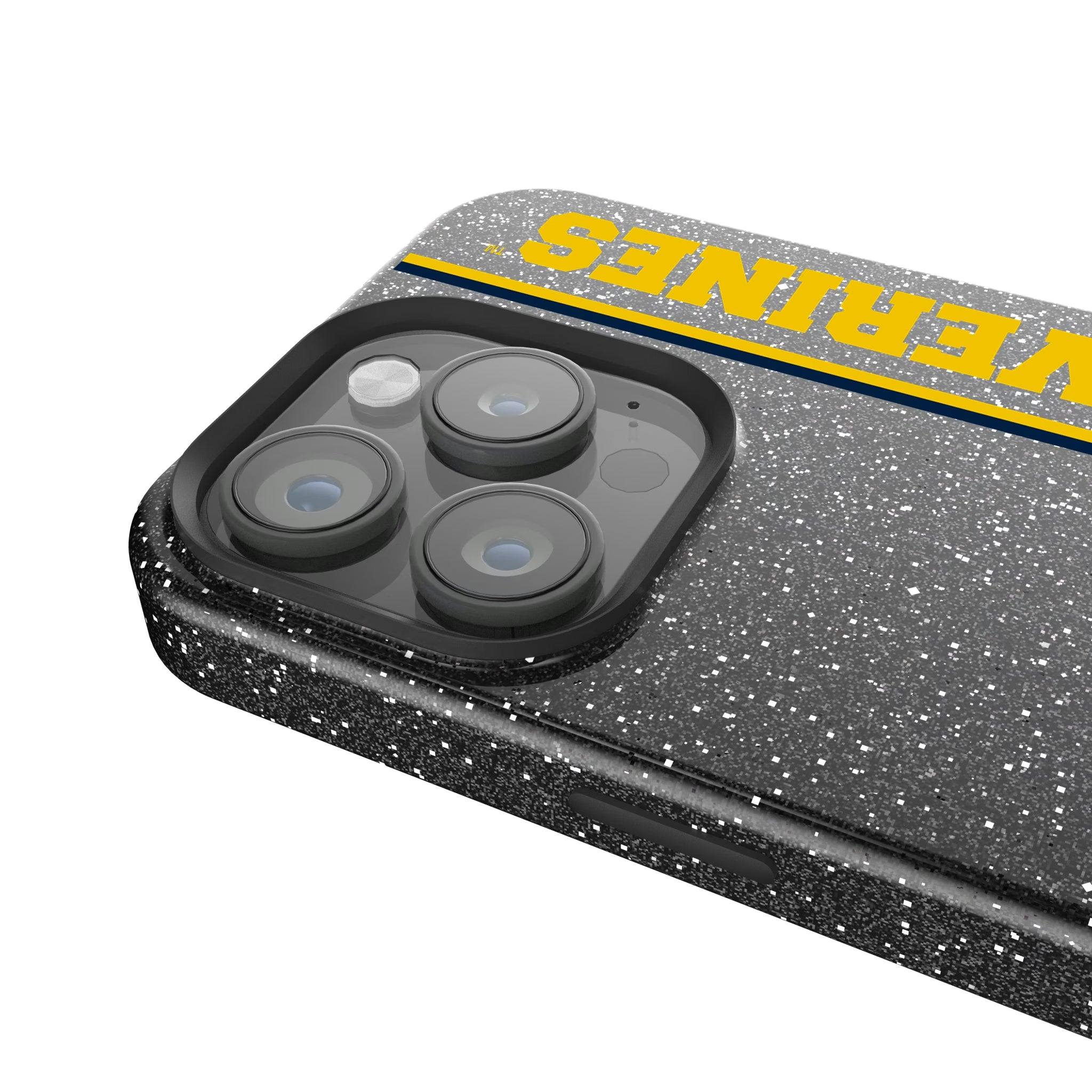 University of Michigan Wolverines Sidebar iPhone Bling Phone Case for Apple iPhone - Detail