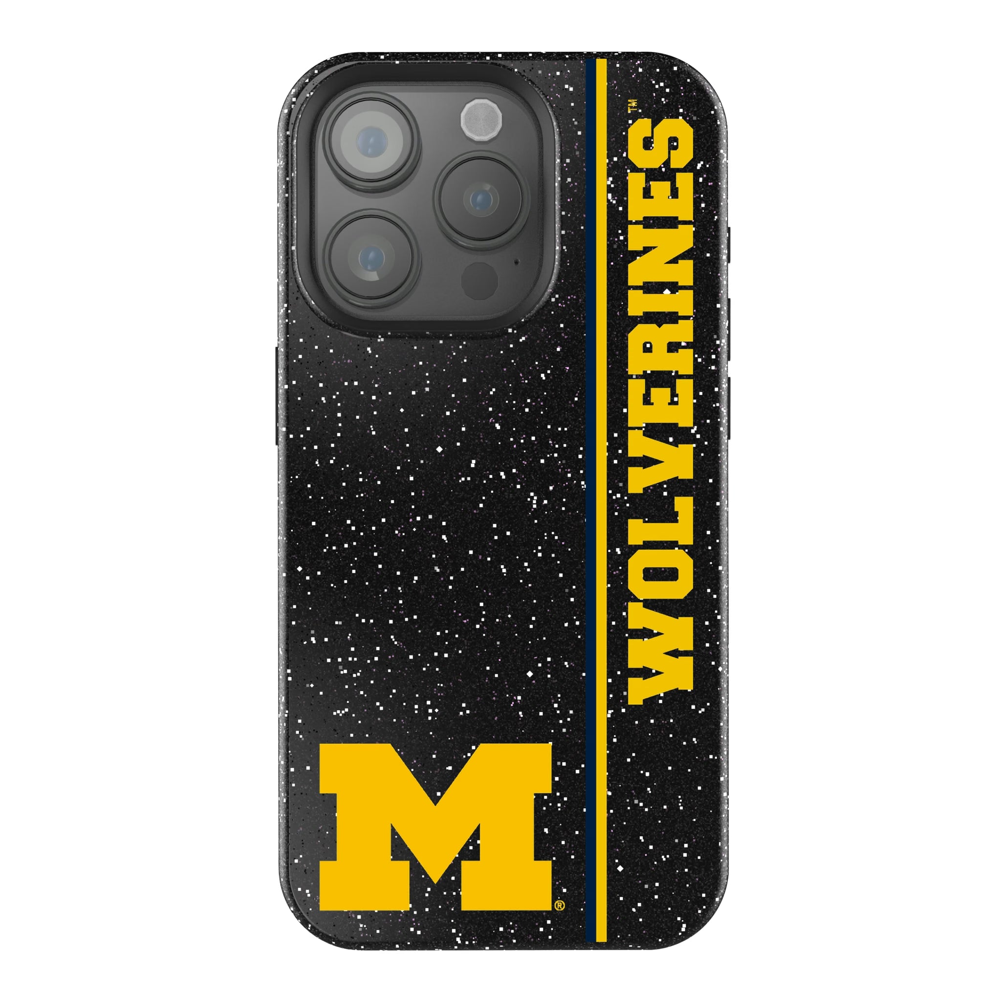 University of Michigan Wolverines Sidebar iPhone Bling Phone Case for Apple iPhone