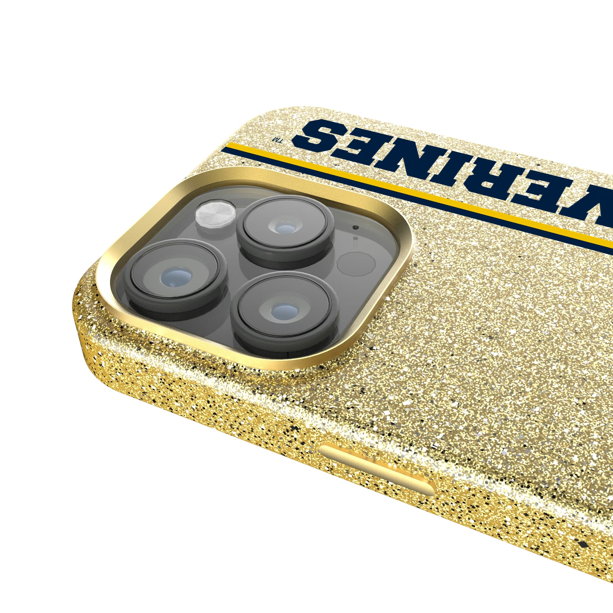 University of Michigan Wolverines Sidebar iPhone Bling Phone Case for Apple iPhone - Detail
