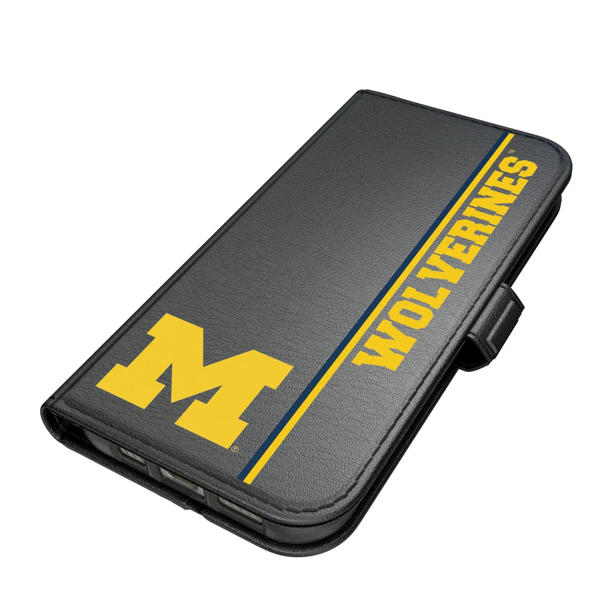 University of Michigan Wolverines Sidebar iPhone Folio Phone Case for Apple iPhone#Device_iPhone 17