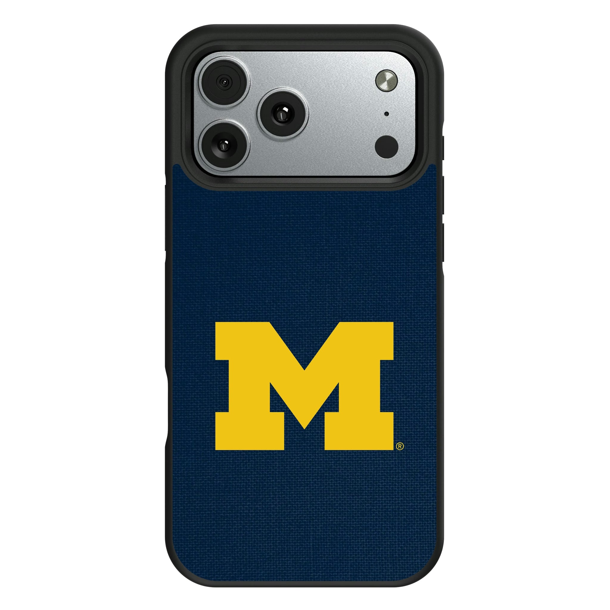 University of Michigan Wolverines Solid iPhone Bump Phone Case for Apple iPhone#Device_iPhone 17 Pro Max