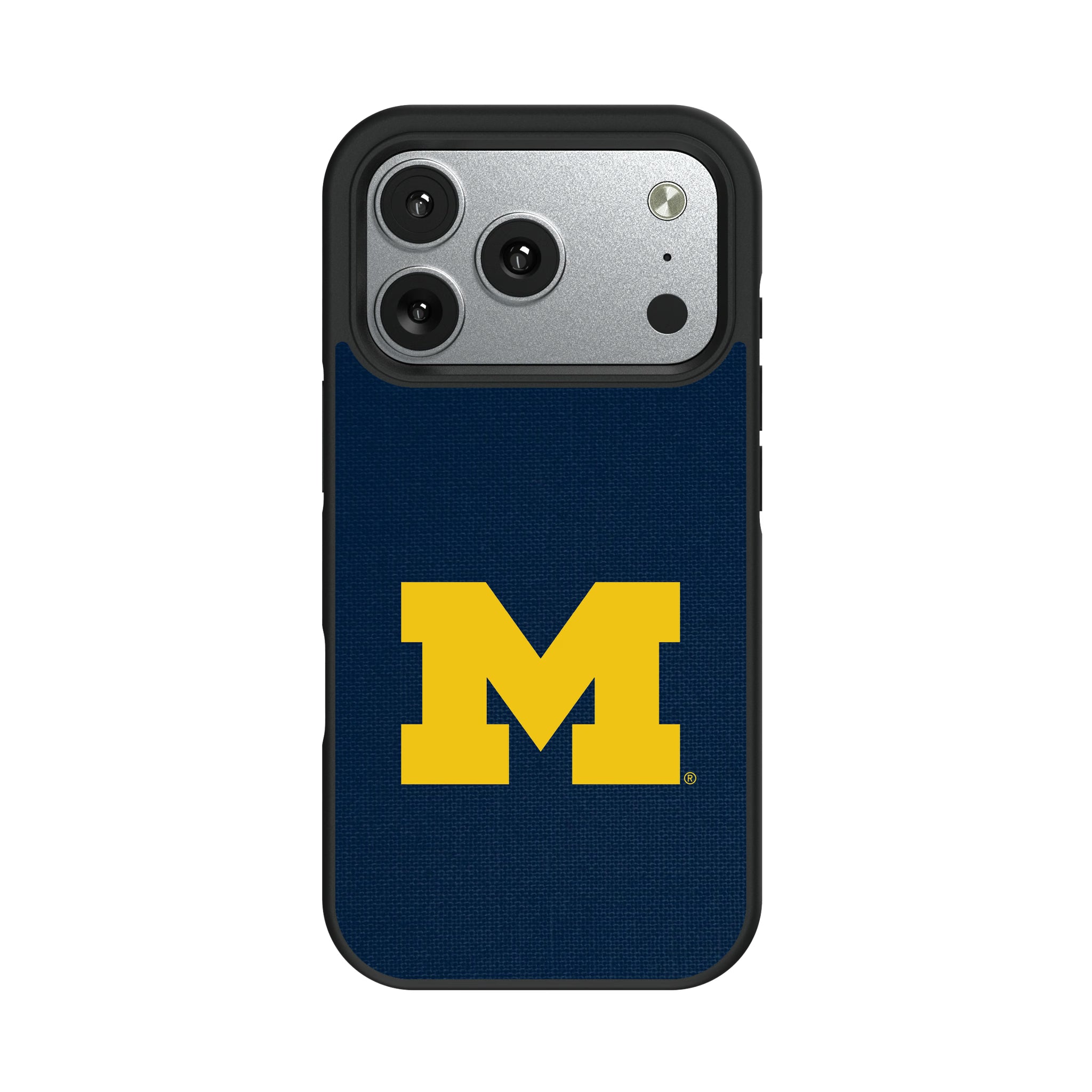 University of Michigan Wolverines Solid iPhone Bump Phone Case for Apple iPhone#Device_iPhone 17 Pro