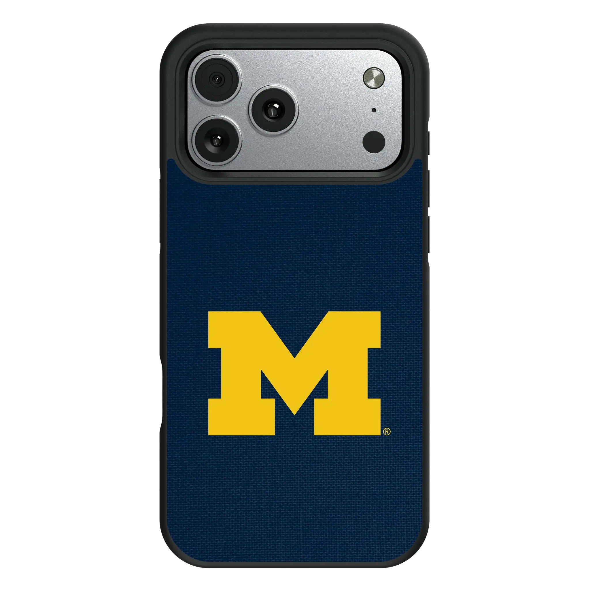 University of Michigan Wolverines Solid iPhone Bump Phone Case for Apple iPhone#Device_iPhone 17 Pro Max