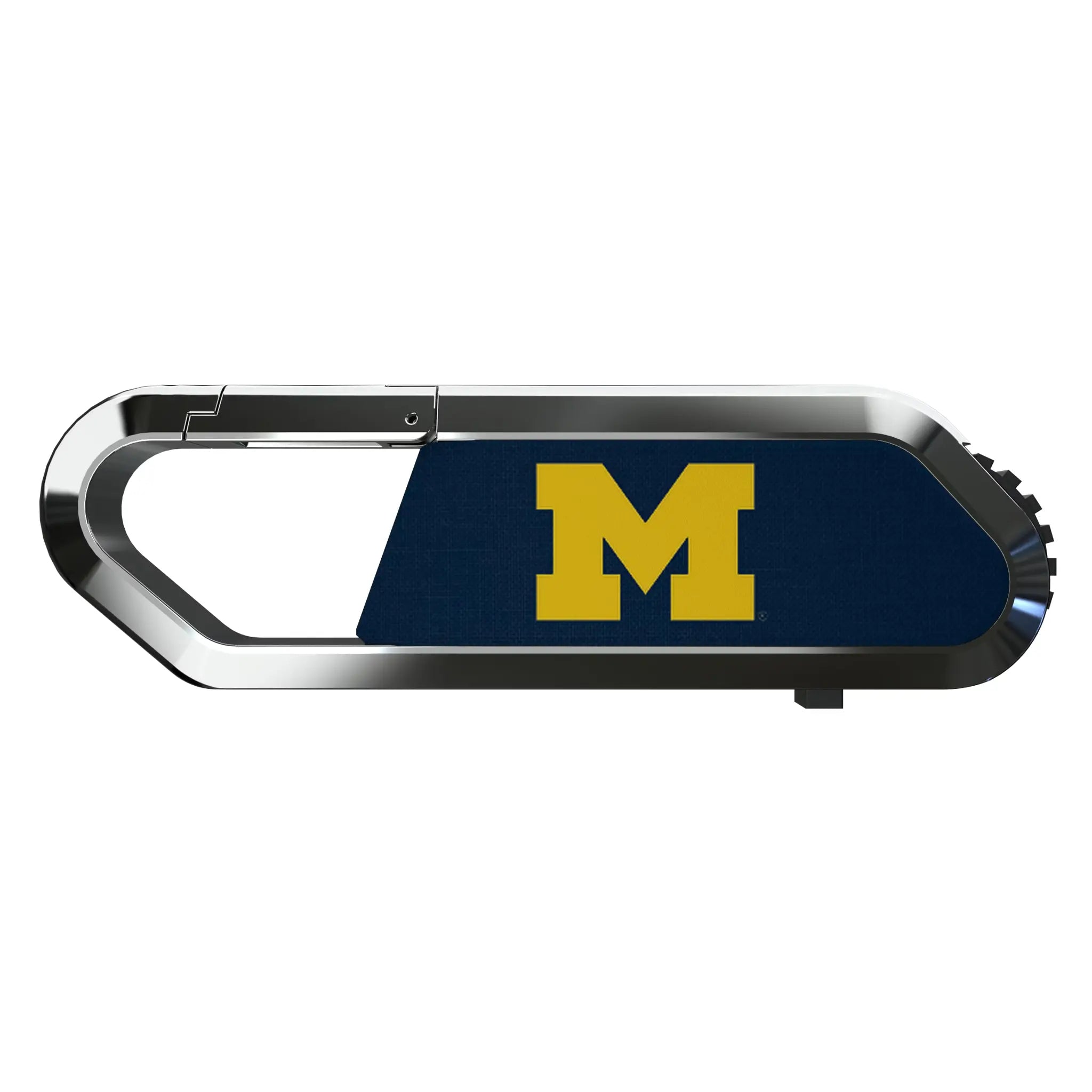 University of Michigan Wolverines Solid USB 64GB Clip Style Flash Drive