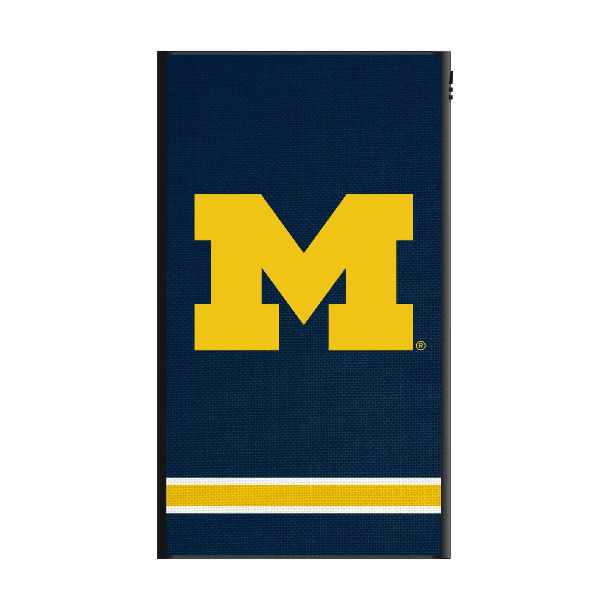 University of Michigan Wolverines Stripe 5000mAh Flat Powerbank
