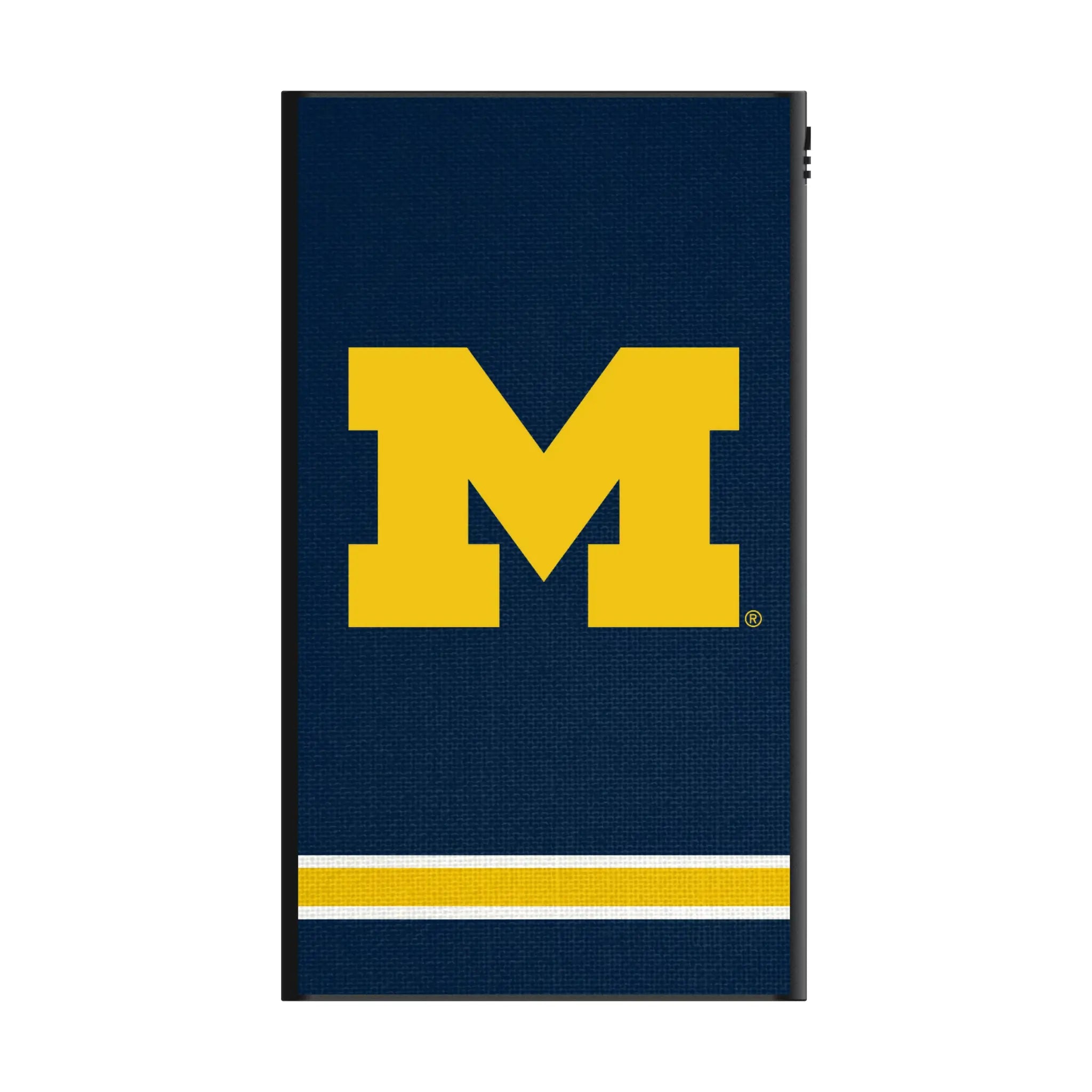 University of Michigan Wolverines Stripe 5000mAh Flat Power Bank