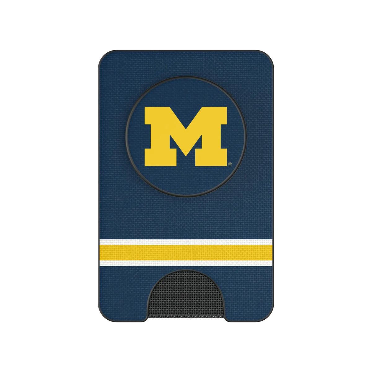 University of Michigan Wolverines Stripe Popsockets Wallet Magnetic