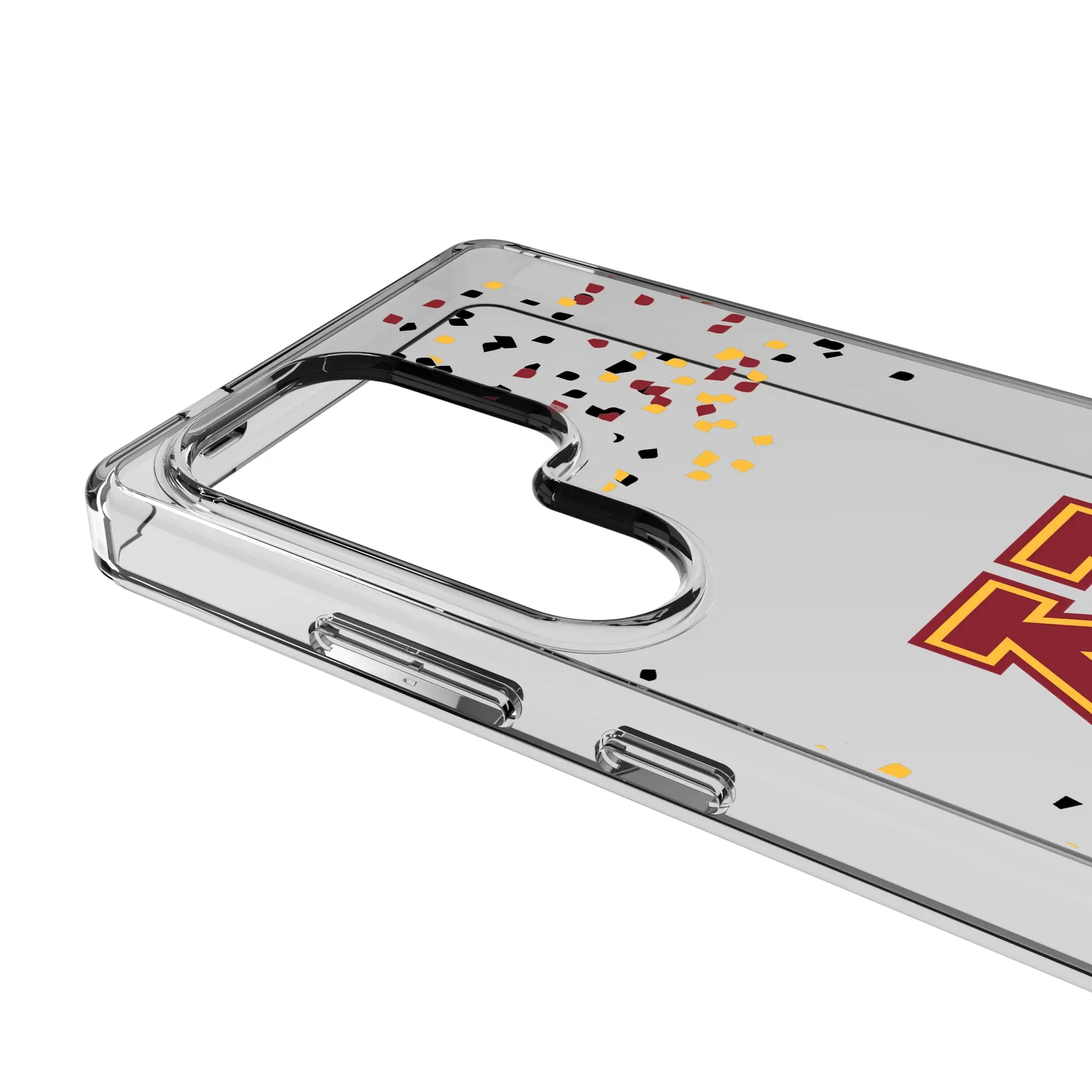 University of Minnesota Golden Gophers Confetti Galaxy Clear Phone Case for Samsung Galaxy - Detail#Device_Galaxy S25 Ultra