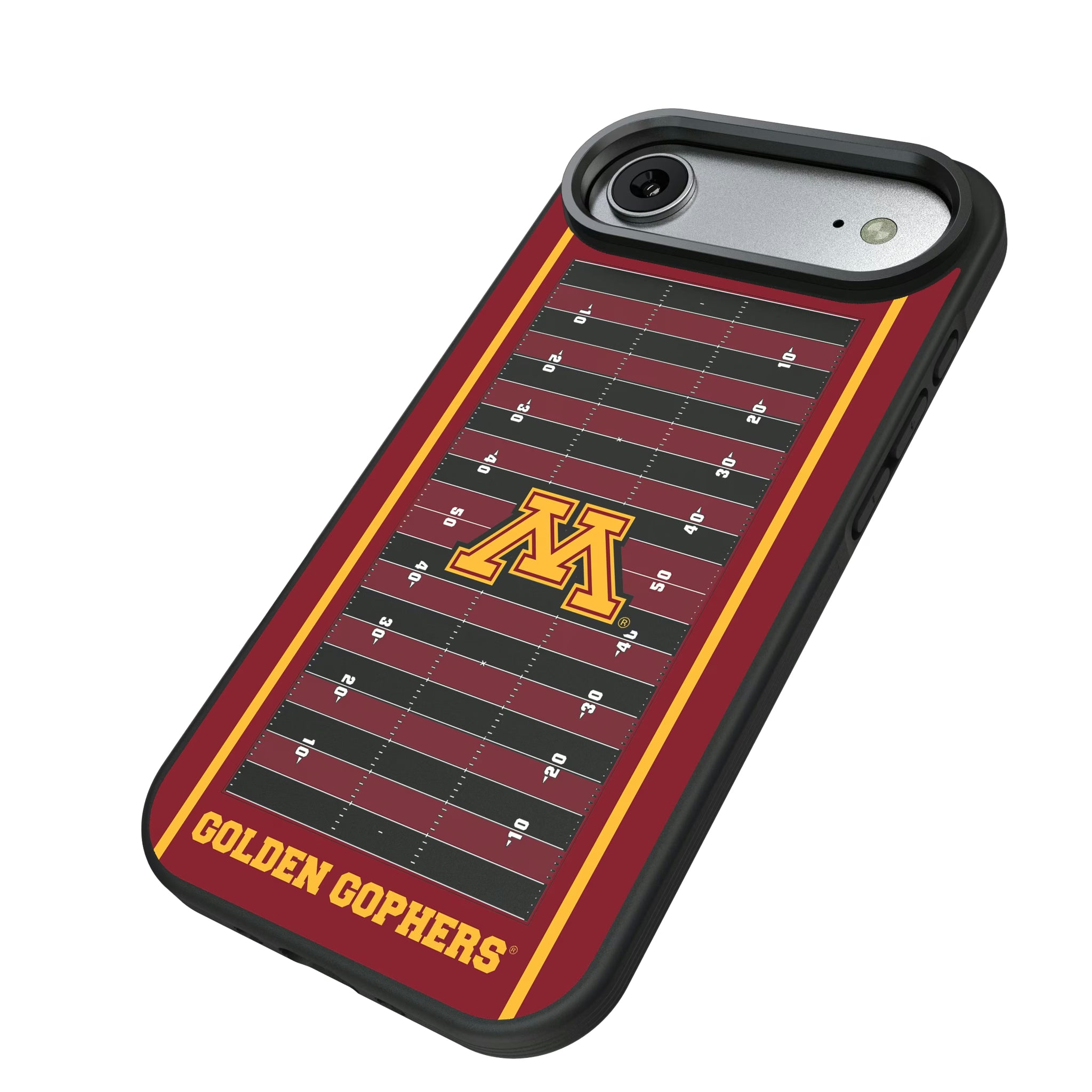 University of Minnesota Golden Gophers Field iPhone Bump Phone Case for Apple iPhone - Isometric View#Device_iPhone Air