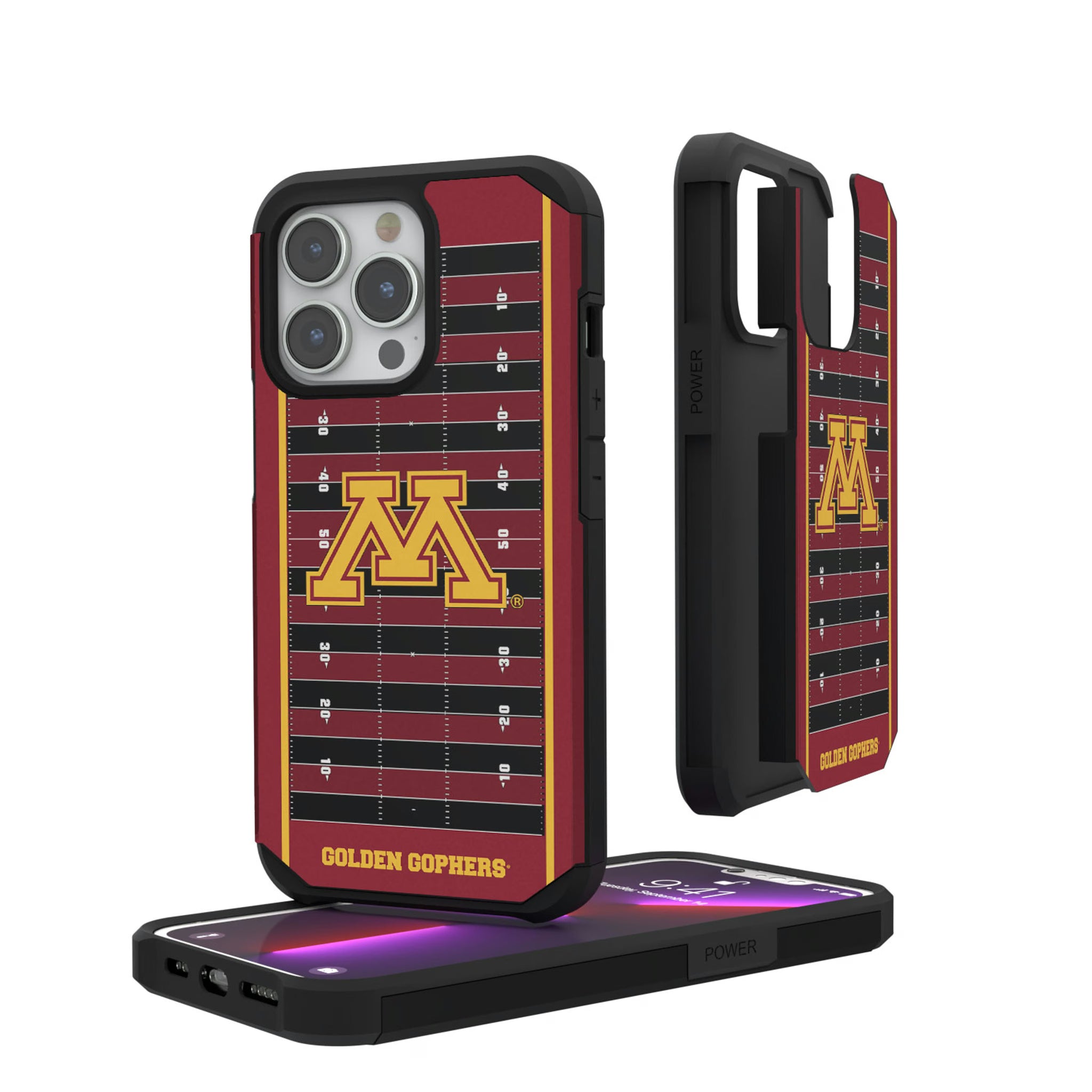 University of Minnesota Golden Gophers Field iPhone Rugged Phone Case for Apple iPhone