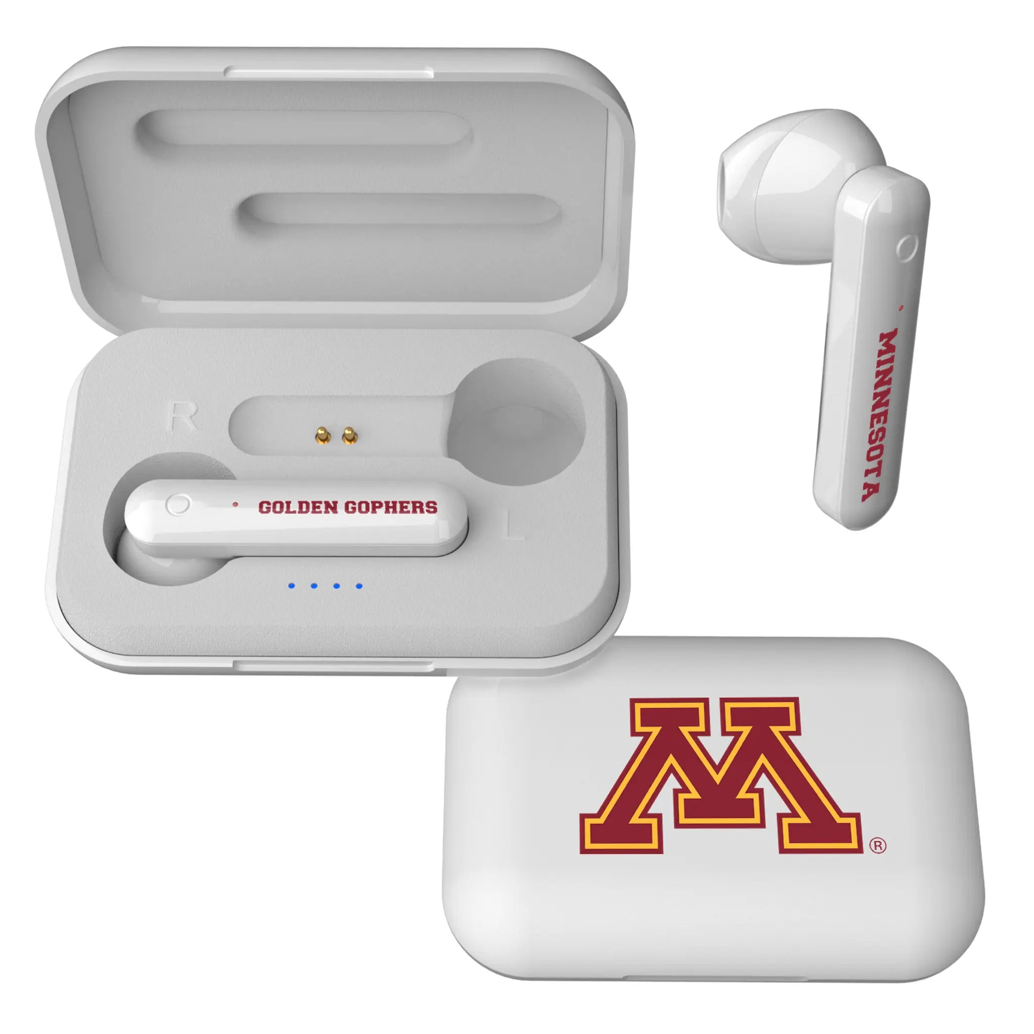 University of Minnesota Golden Gophers Insignia Wireless TWS Earbuds