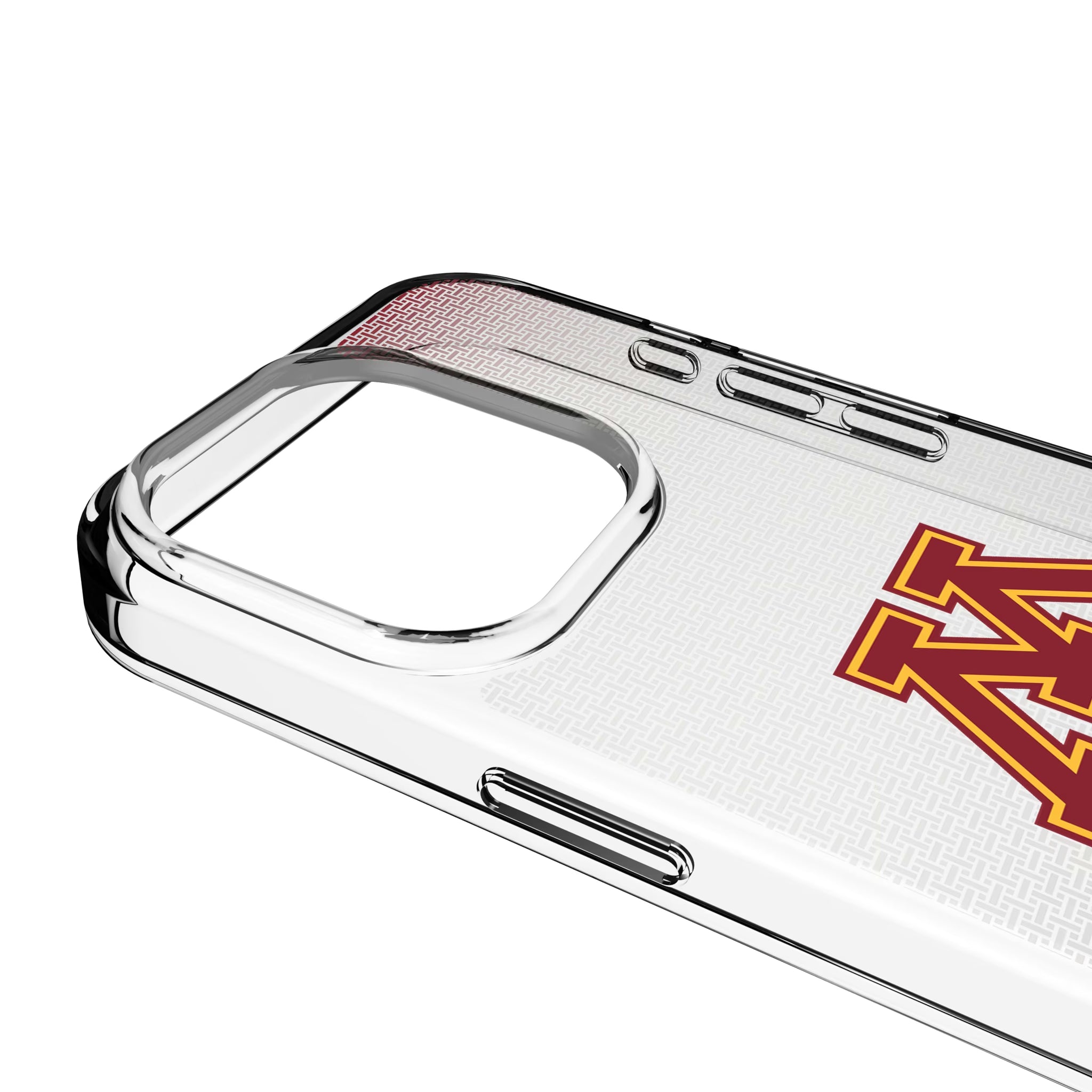 University of Minnesota Golden Gophers Linen iPhone Clear Phone Case for Apple iPhone - Detail