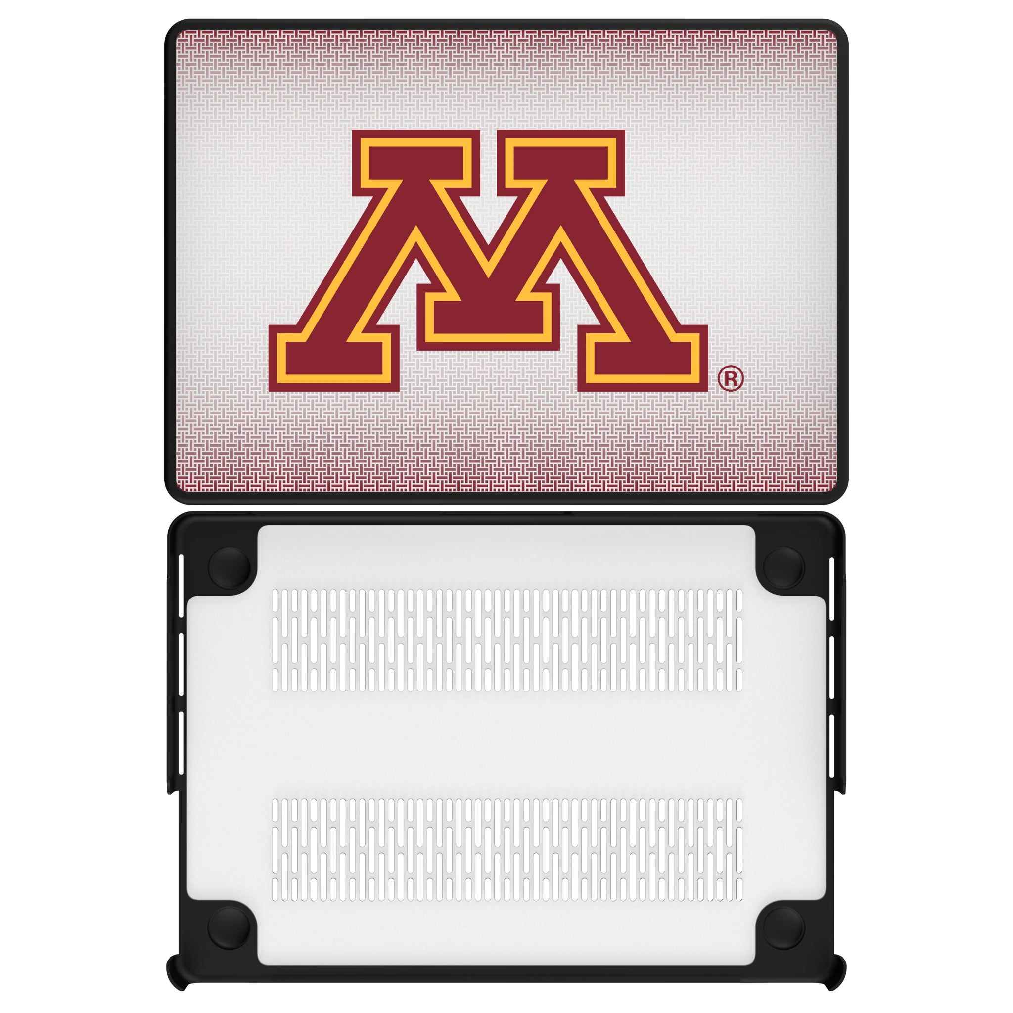 University of Minnesota Golden Gophers Linen MacBook Laptop Case for Apple MacBook#Device_MacBook Pro (14-inch, 2021) / MacBook Pro (14-inch, 2023) / MacBook Pro (14-inch, 2024)