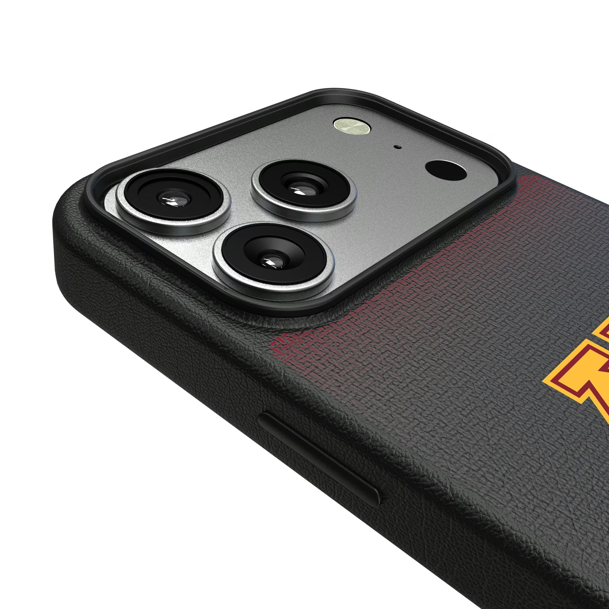 University of Minnesota Golden Gophers Linen iPhone MagSafe Compatible Phone Case for Apple iPhone - Detail#Device_iPhone 17 Pro