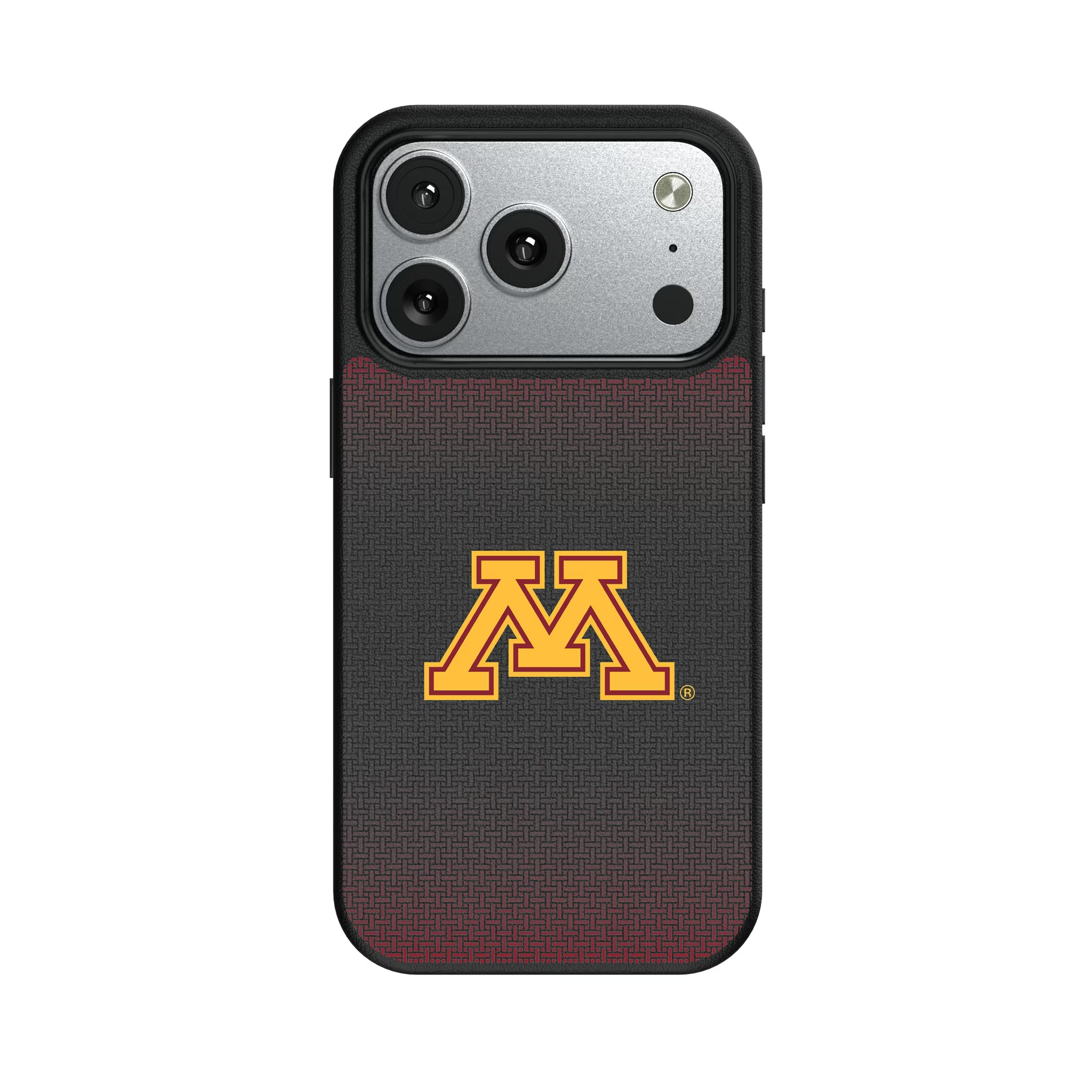 University of Minnesota Golden Gophers Linen iPhone MagSafe Compatible Phone Case for Apple iPhone#Device_iPhone 17 Pro