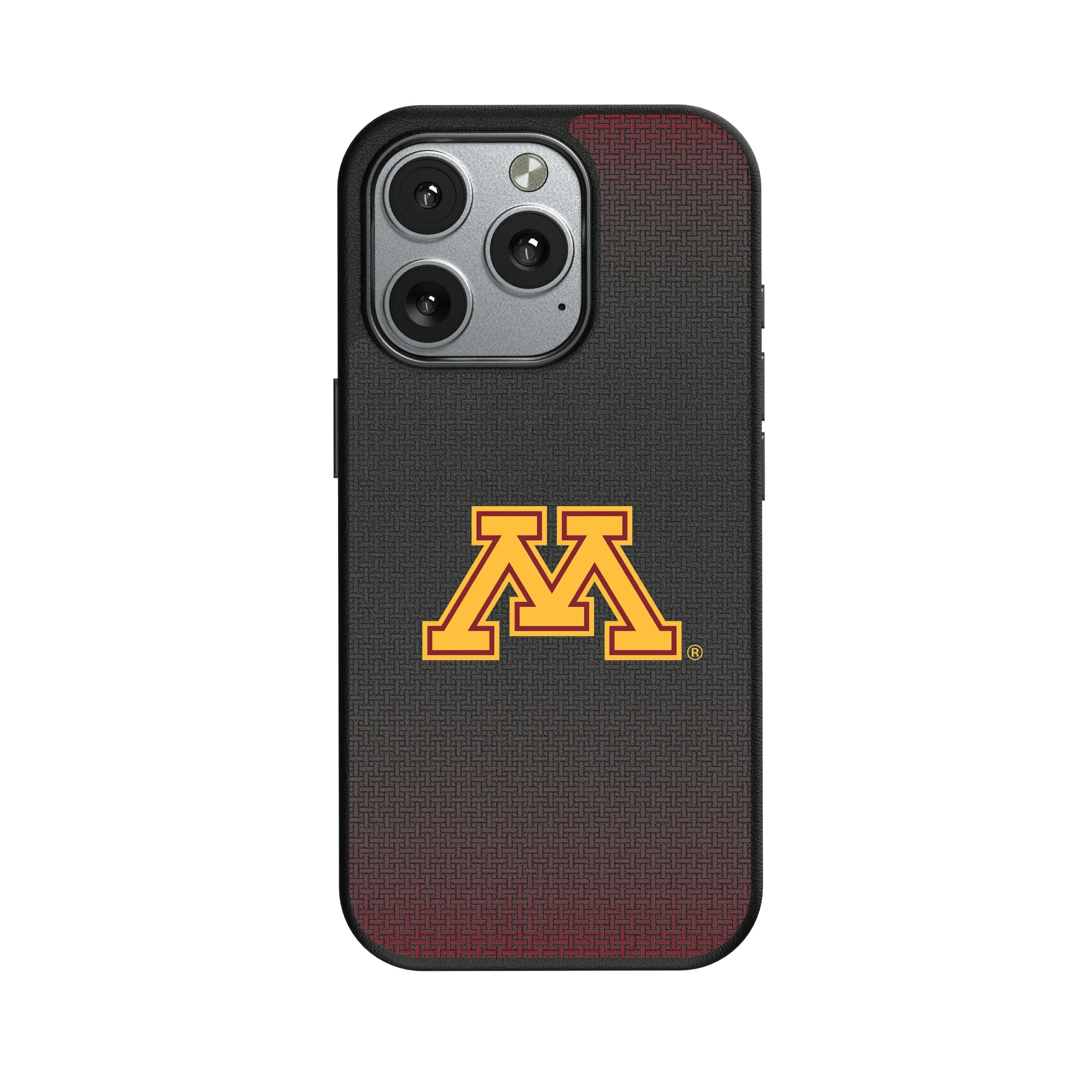University of Minnesota Golden Gophers Linen iPhone MagSafe Compatible Phone Case for Apple iPhone