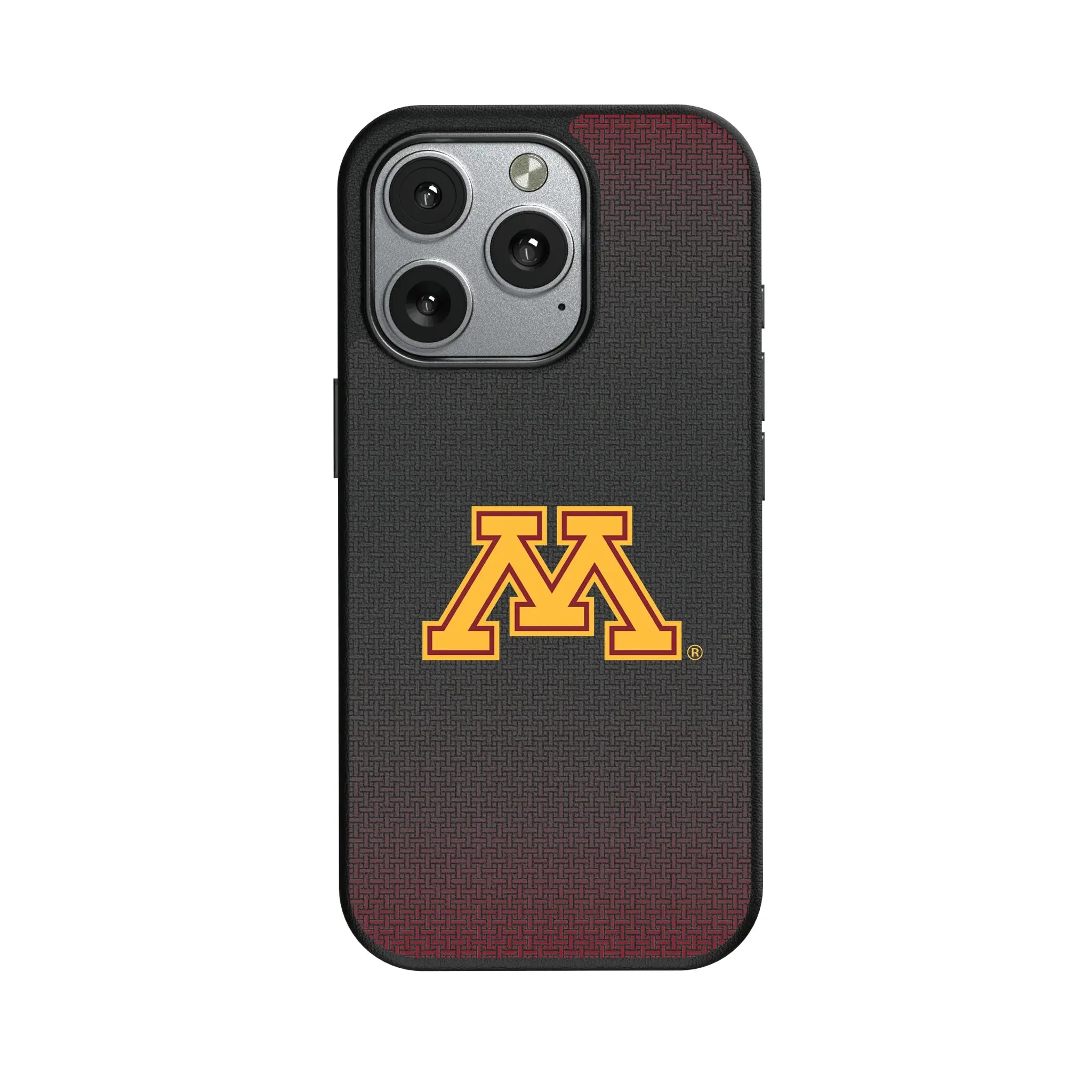 University of Minnesota Golden Gophers Linen iPhone MagSafe Compatible Phone Case for Apple iPhone