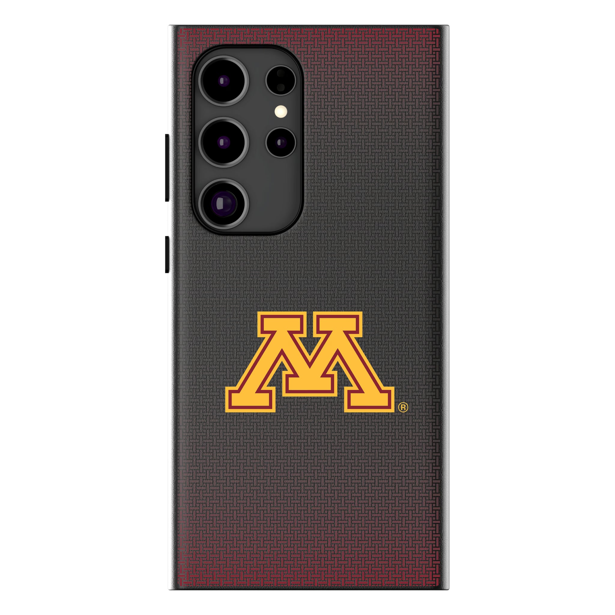 University of Minnesota Golden Gophers Linen Galaxy MagSafe Compatible Phone Case for Samsung Galaxy