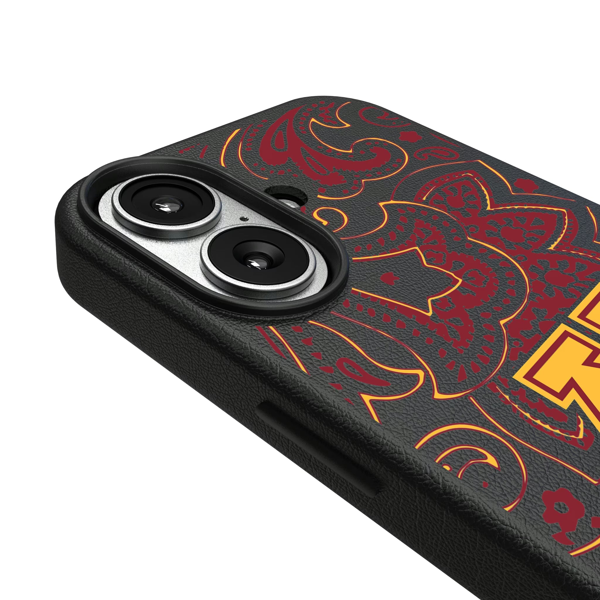 University of Minnesota Golden Gophers Paisley iPhone MagSafe Compatible Phone Case for Apple iPhone - Detail#Device_iPhone 17