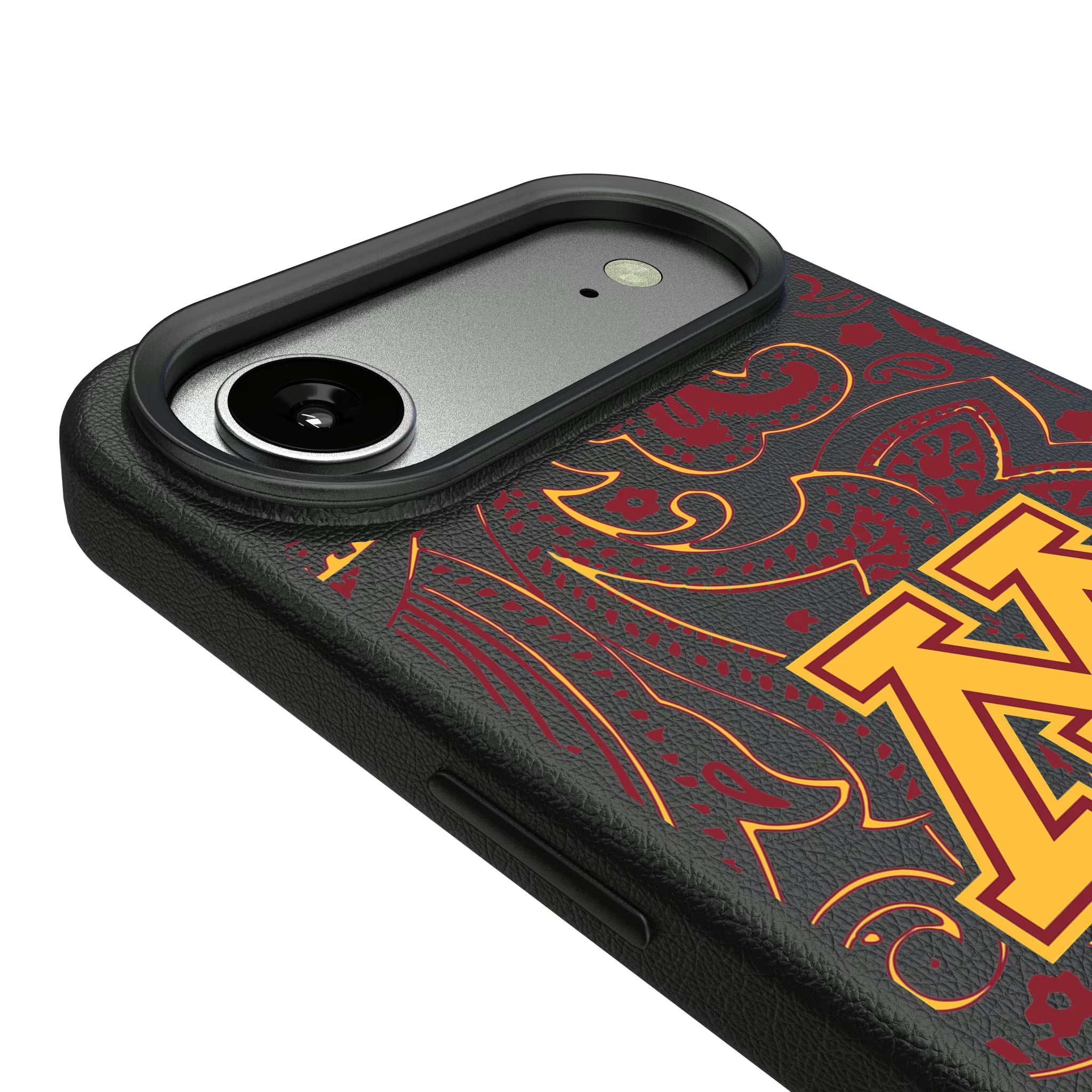 University of Minnesota Golden Gophers Paisley iPhone MagSafe Compatible Phone Case for Apple iPhone - Detail#Device_iPhone Air