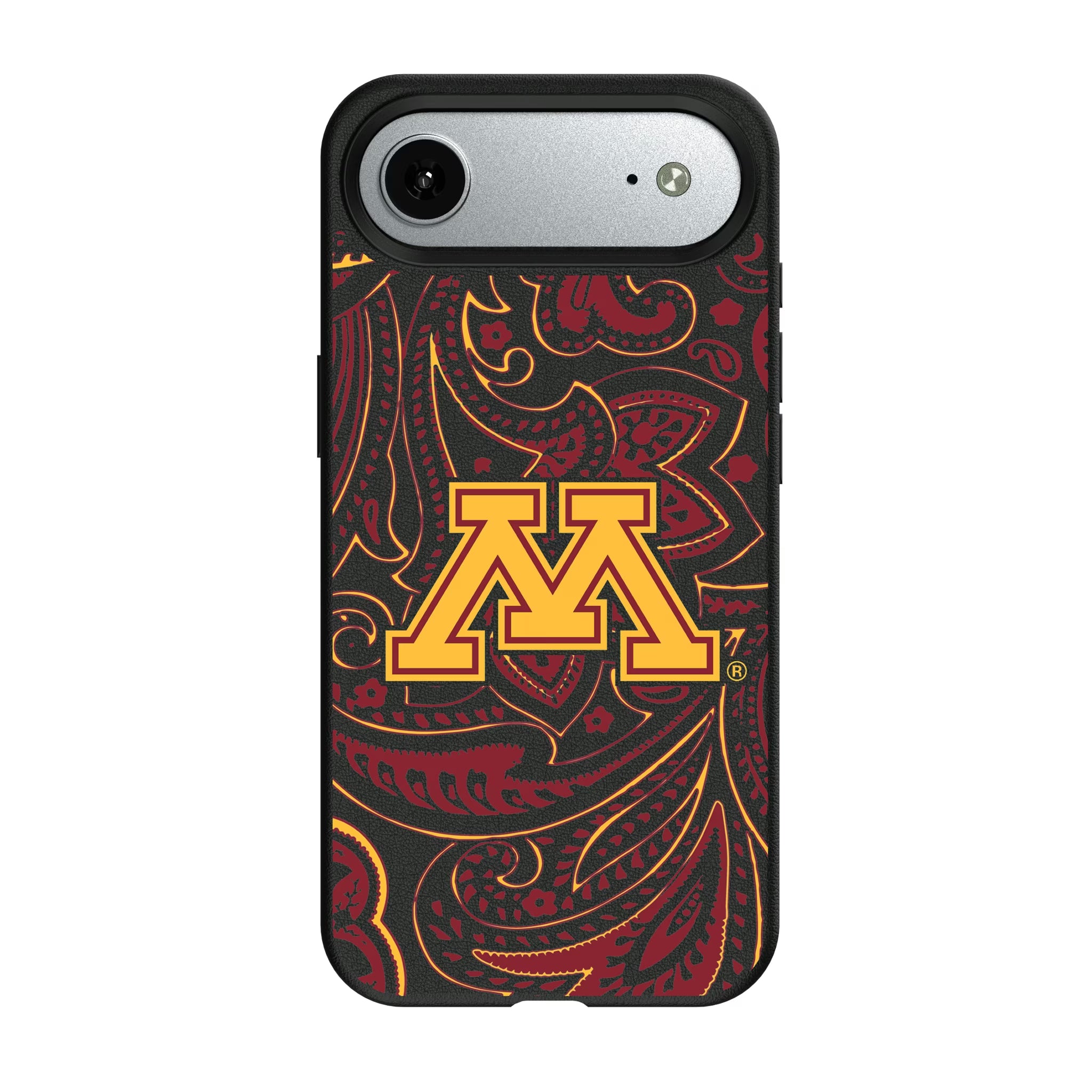 University of Minnesota Golden Gophers Paisley iPhone MagSafe Compatible Phone Case for Apple iPhone#Device_iPhone Air
