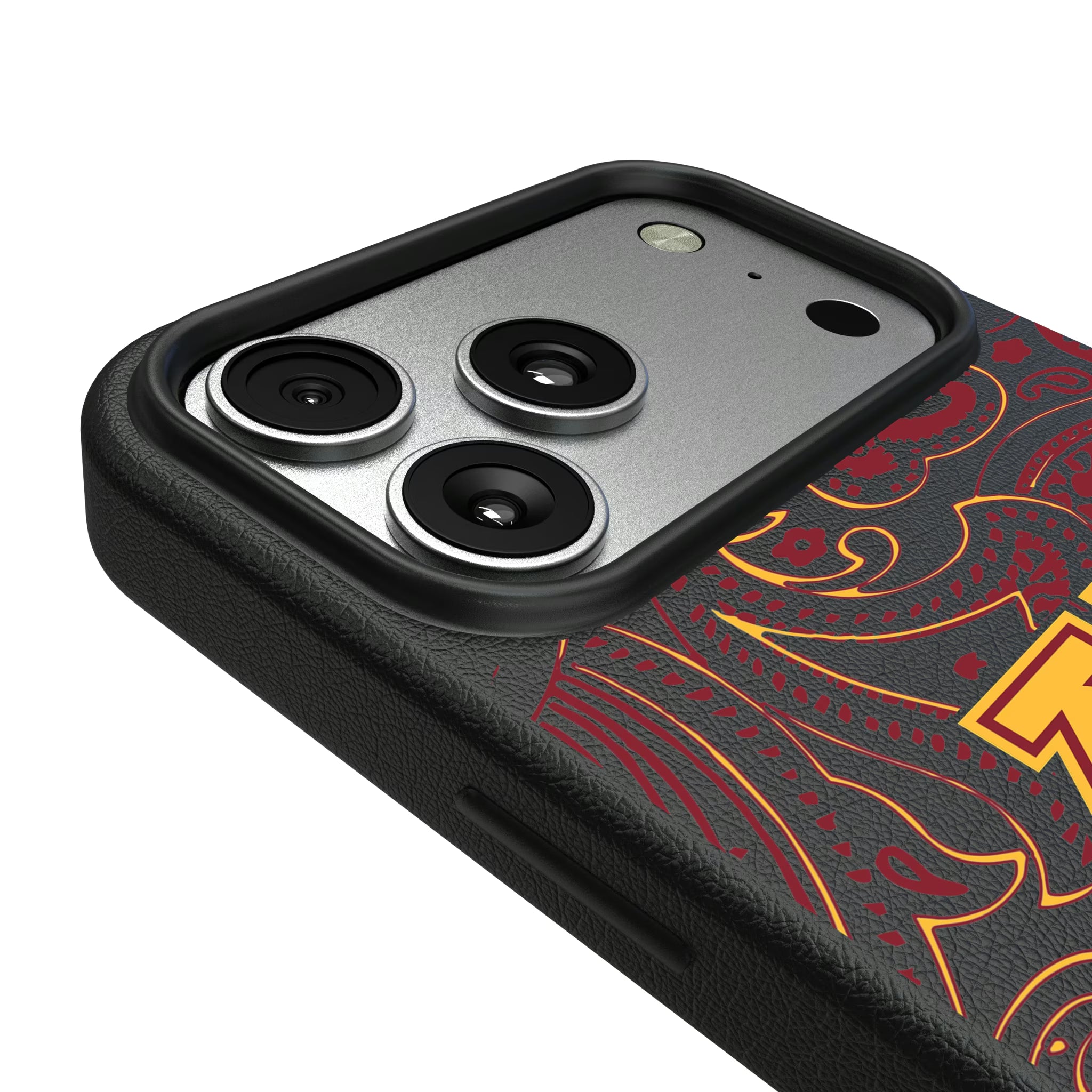University of Minnesota Golden Gophers Paisley iPhone MagSafe Compatible Phone Case for Apple iPhone - Detail#Device_iPhone 17 Pro Max