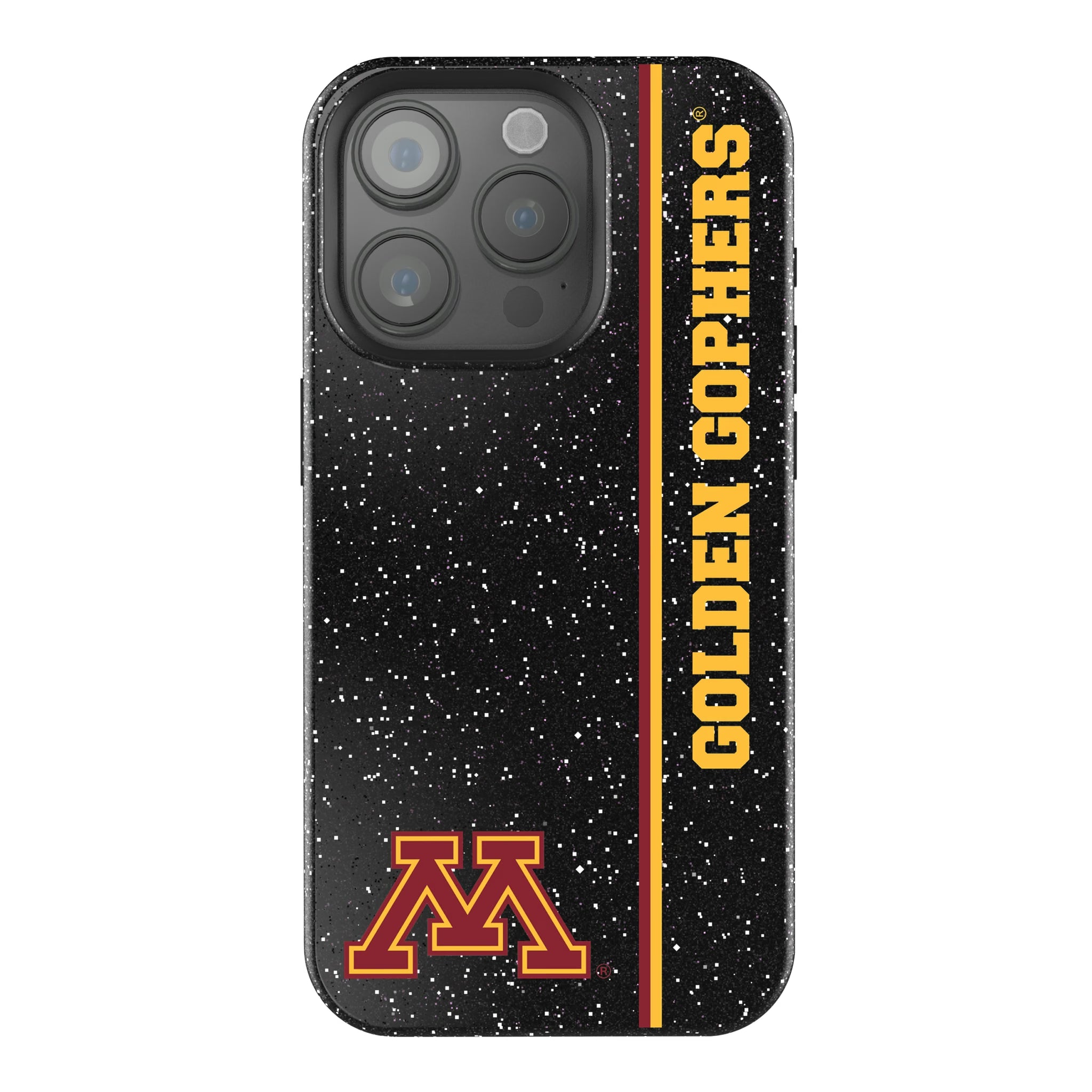 University of Minnesota Golden Gophers Sidebar iPhone Bling Phone Case for Apple iPhone