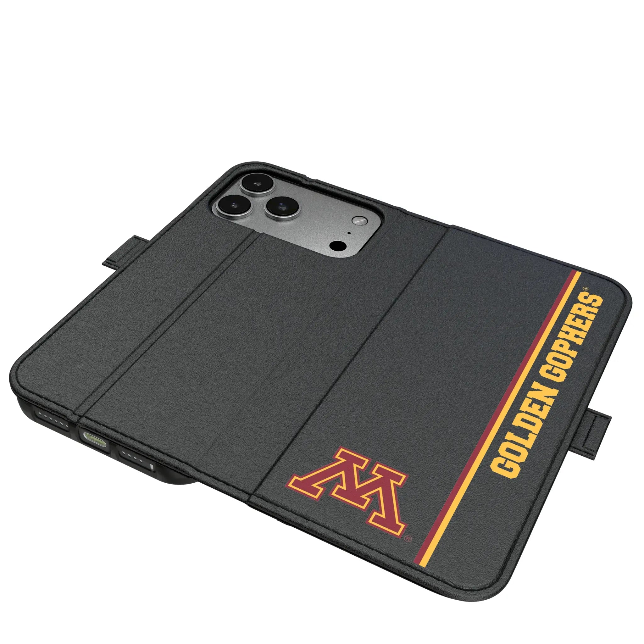 University of Minnesota Golden Gophers Sidebar iPhone Folio Phone Case for Apple iPhone#Device_iPhone 17 Pro Max
