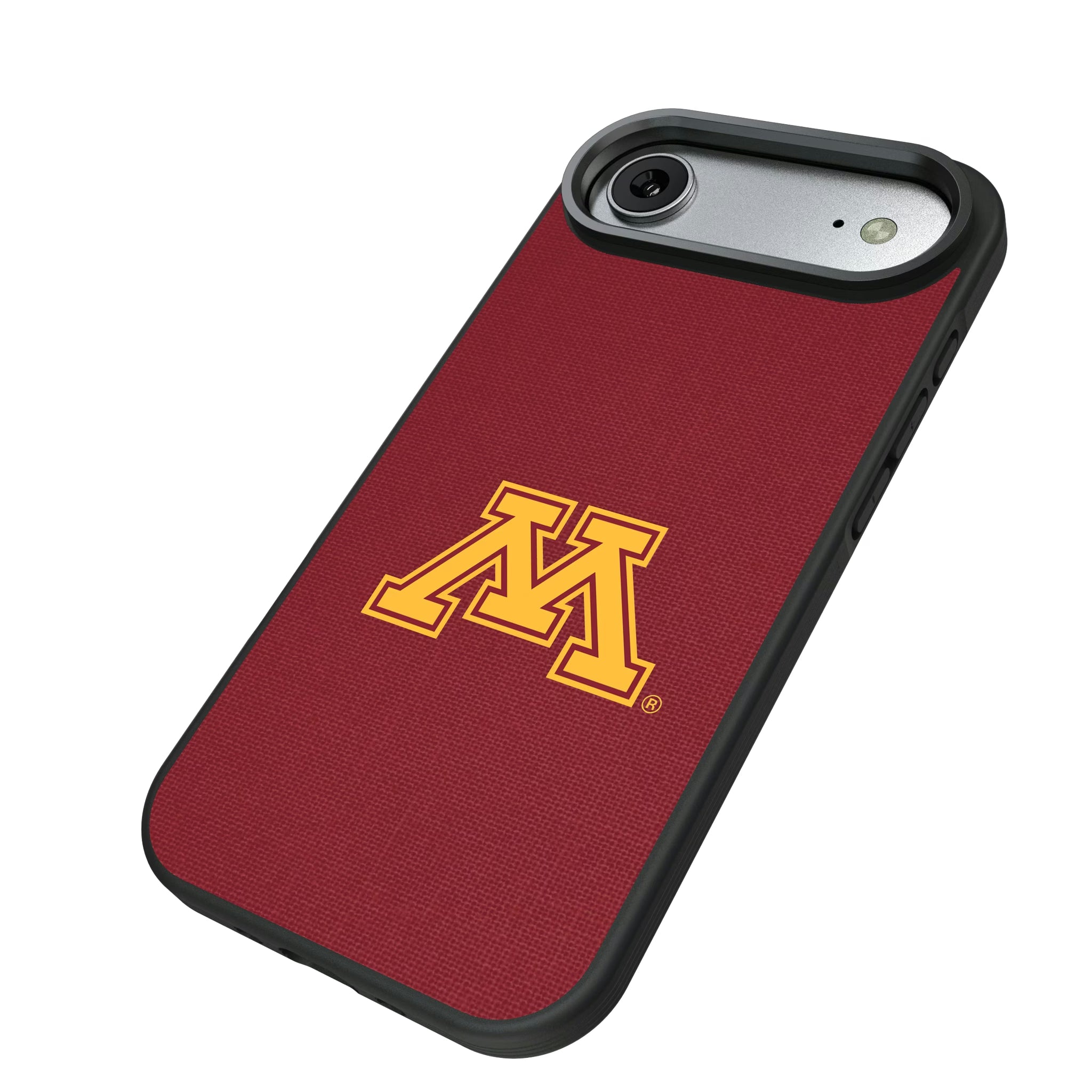 University of Minnesota Golden Gophers Solid iPhone Bump Phone Case for Apple iPhone - Isometric View#Device_iPhone Air
