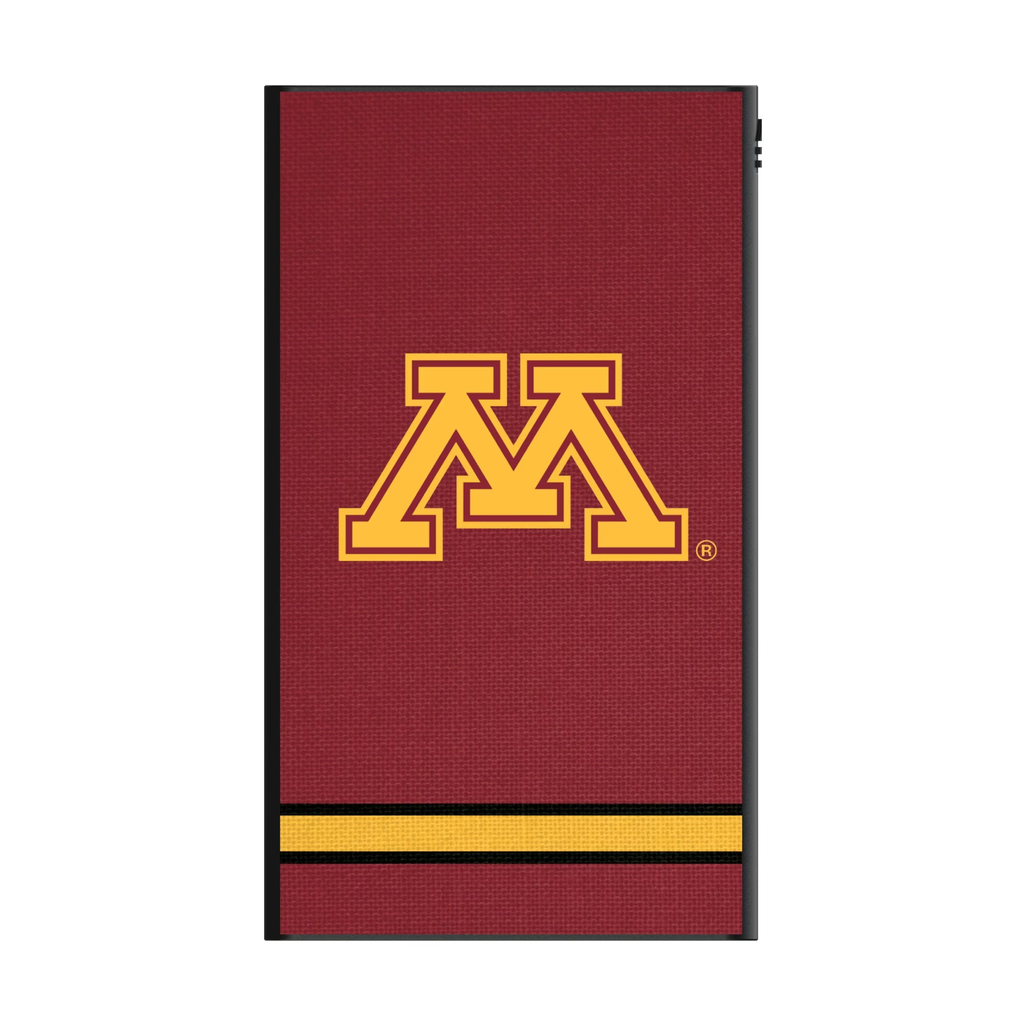 University of Minnesota Golden Gophers Stripe 5000mAh Flat Powerbank