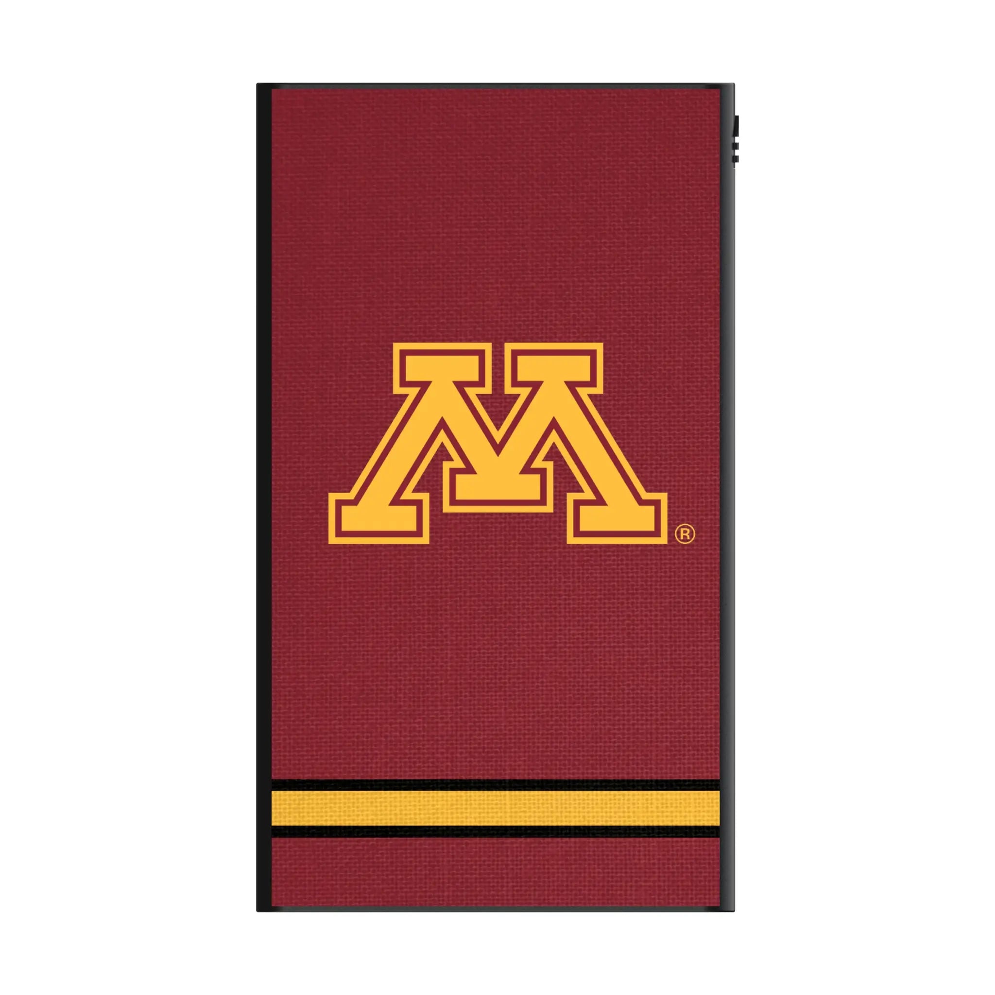 University of Minnesota Golden Gophers Stripe 5000mAh Flat Power Bank