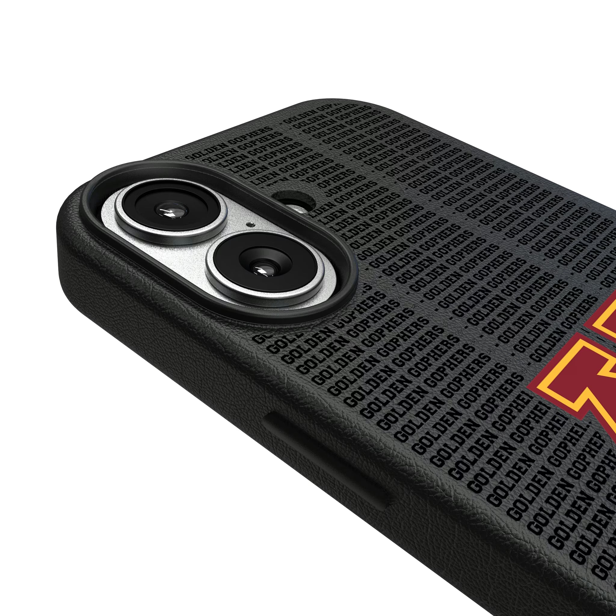 University of Minnesota Golden Gophers Text Backdrop iPhone MagSafe Compatible Phone Case for Apple iPhone - Detail#Device_iPhone 17