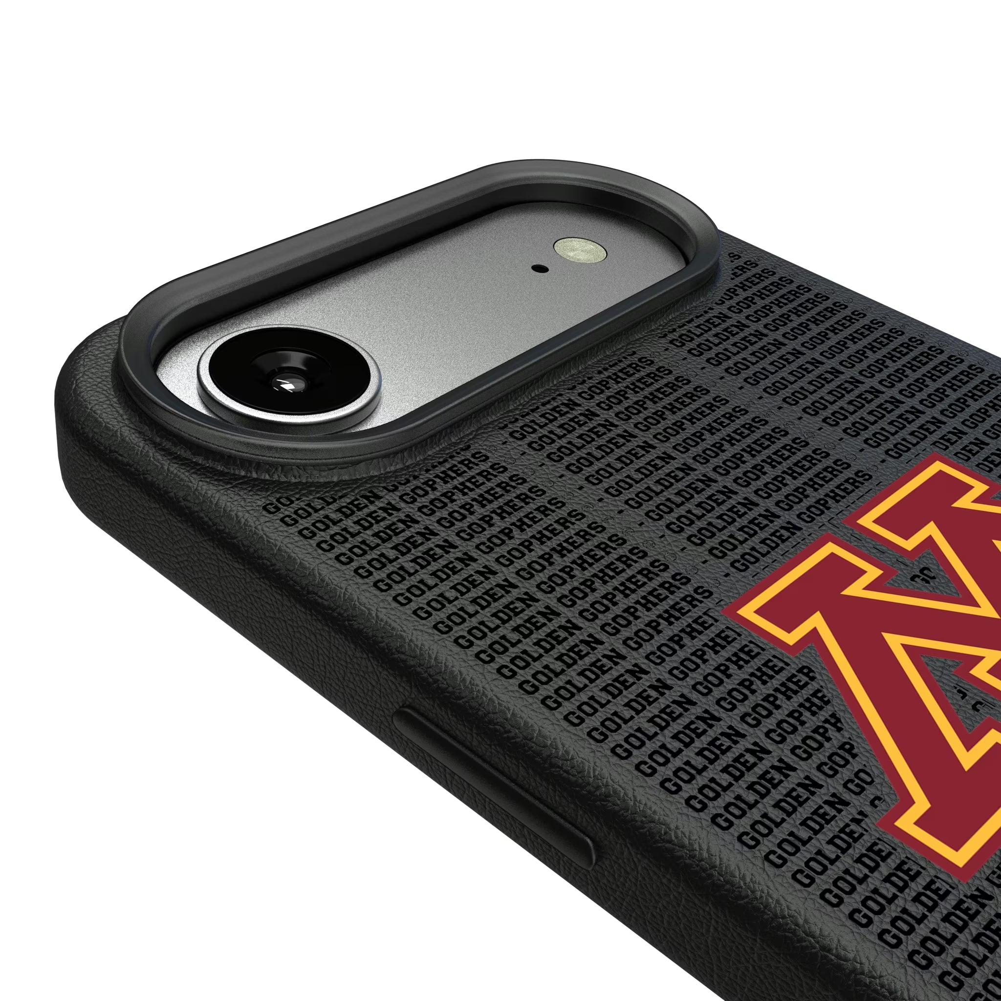 University of Minnesota Golden Gophers Text Backdrop iPhone MagSafe Compatible Phone Case for Apple iPhone - Detail#Device_iPhone Air