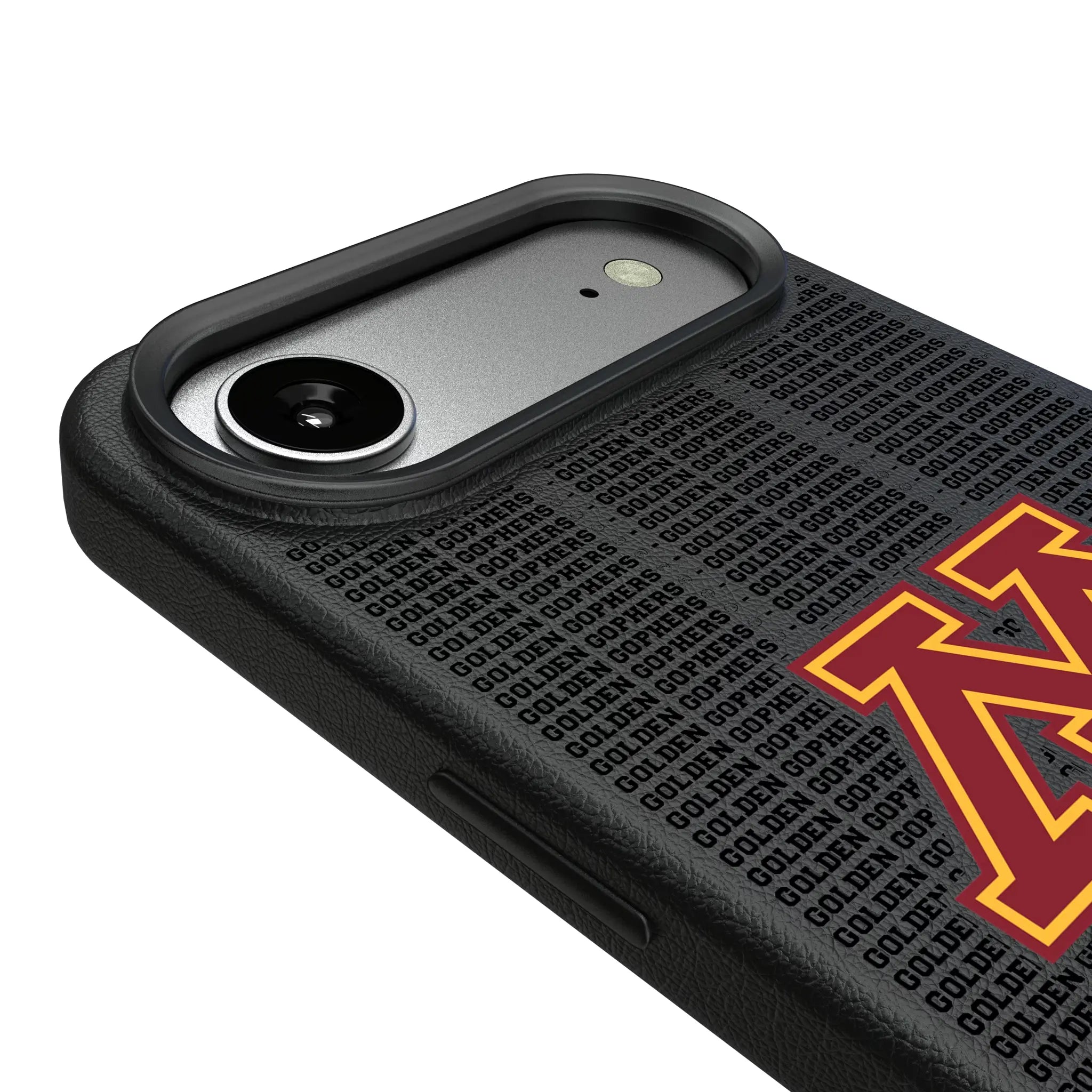 University of Minnesota Golden Gophers Text Backdrop iPhone MagSafe Compatible Phone Case for Apple iPhone - Detail#Device_iPhone Air