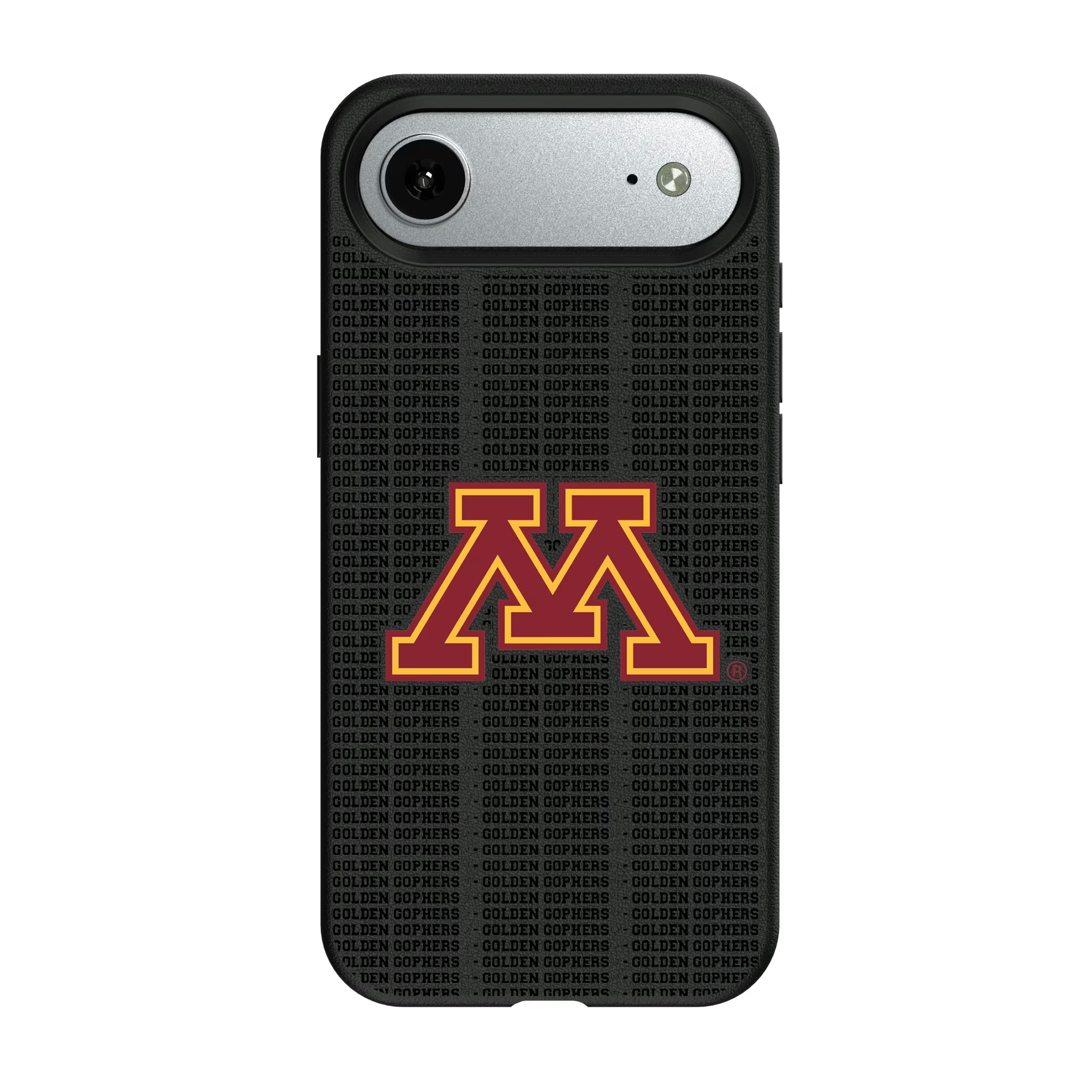 University of Minnesota Golden Gophers Text Backdrop iPhone MagSafe Compatible Phone Case for Apple iPhone#Device_iPhone Air